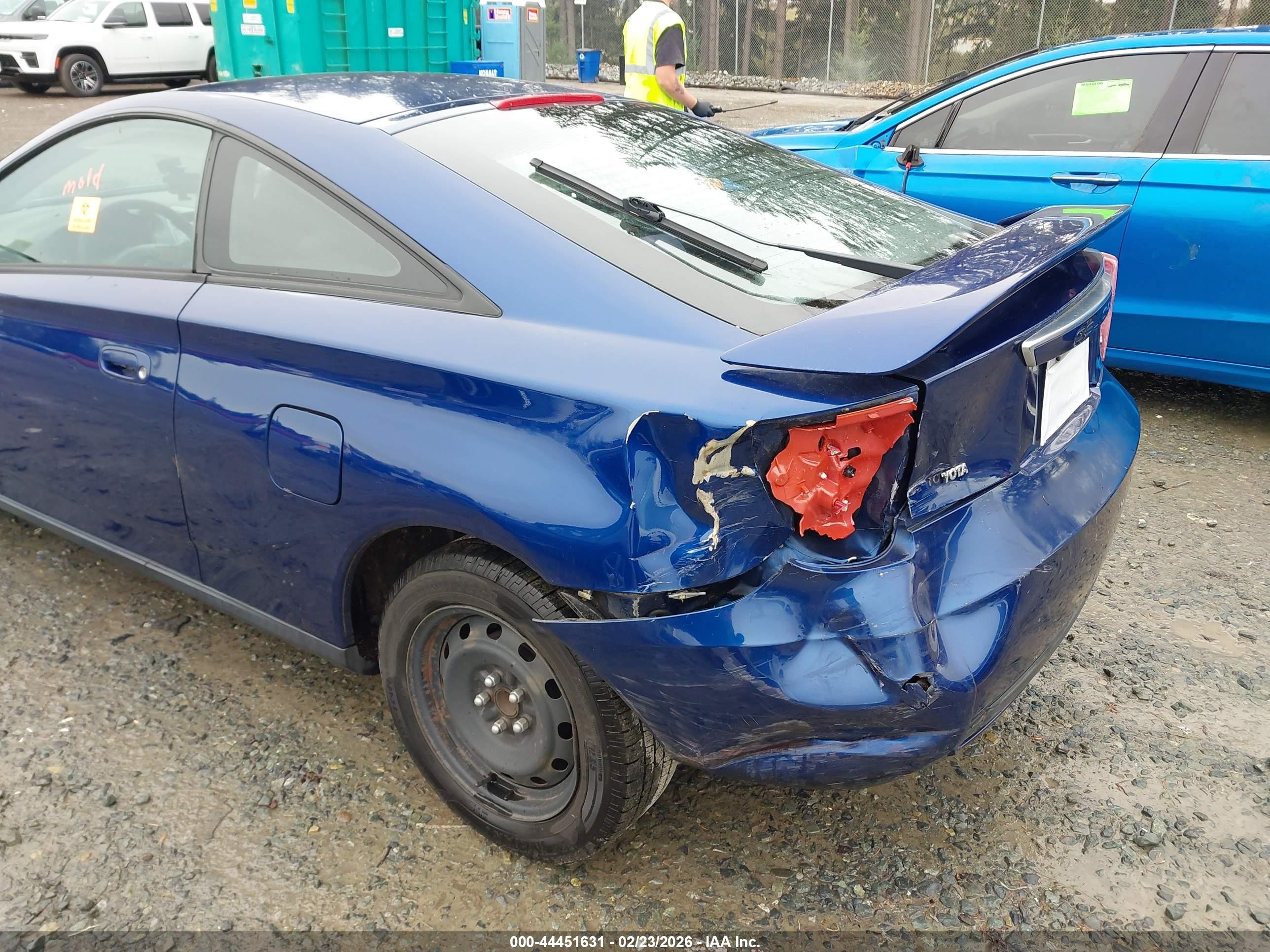 2003 Toyota Celica Gt Dark Blue vin: JTDDR32T330145277