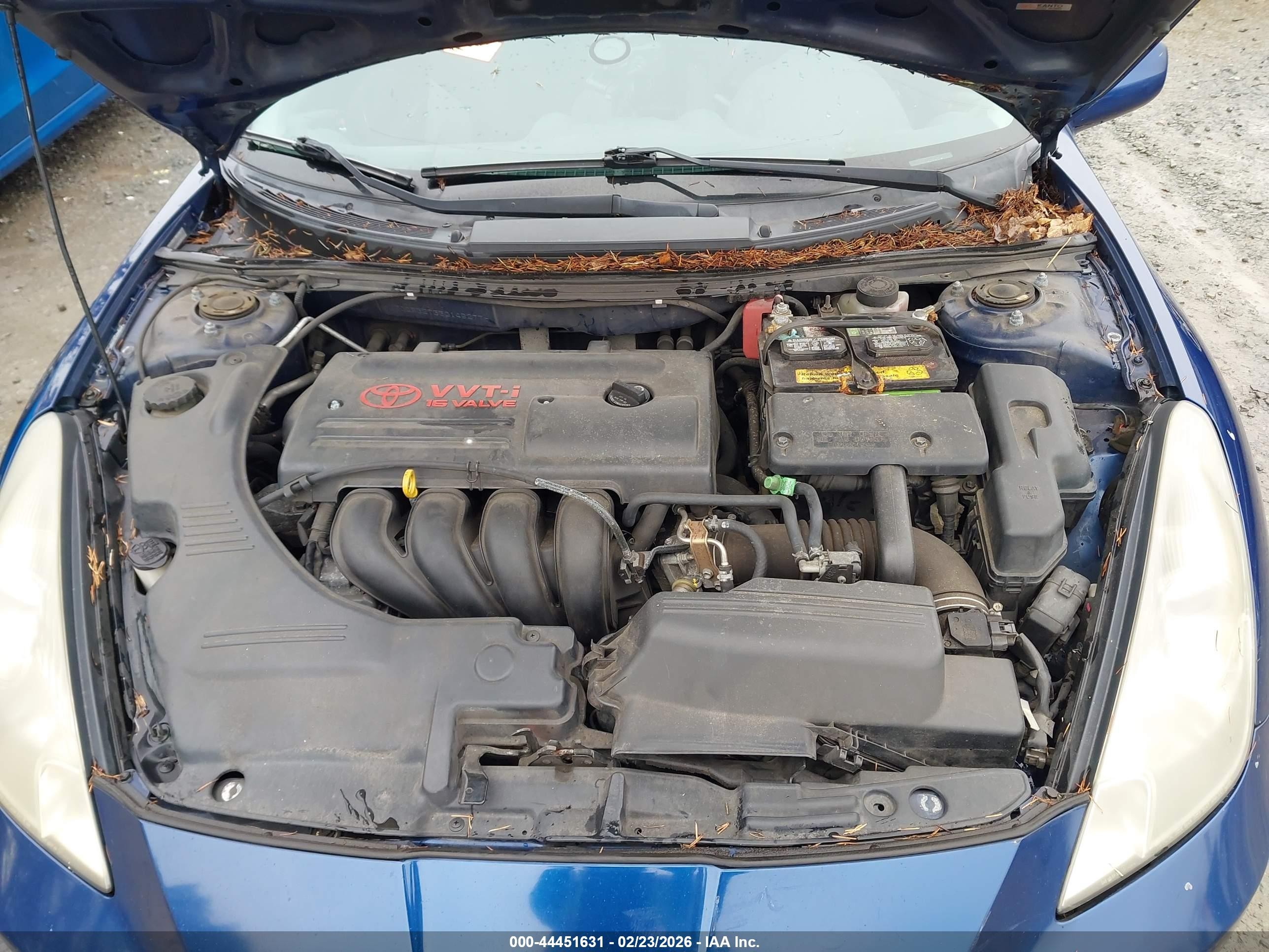 2003 Toyota Celica Gt Dark Blue vin: JTDDR32T330145277