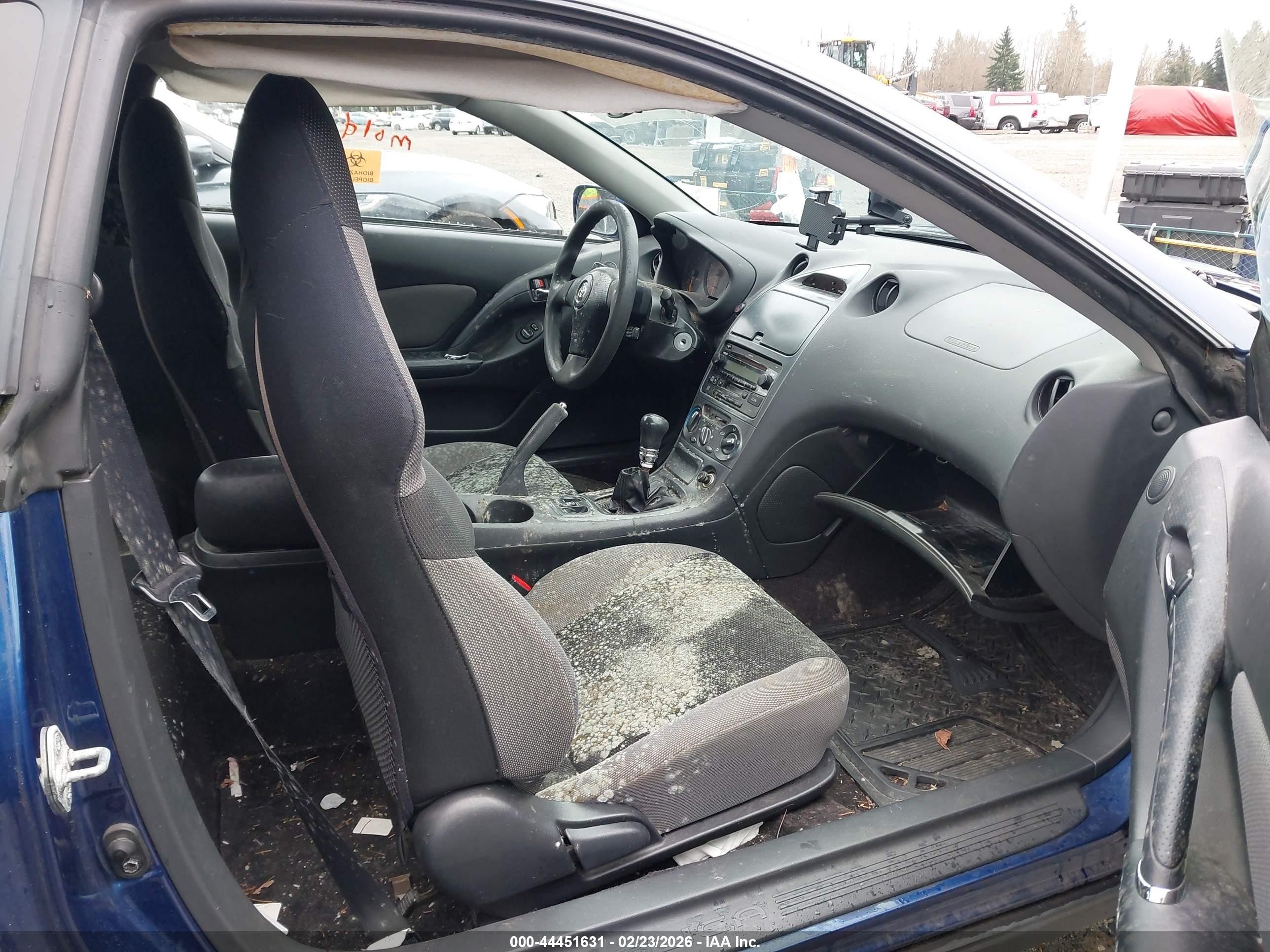 2003 Toyota Celica Gt Dark Blue vin: JTDDR32T330145277