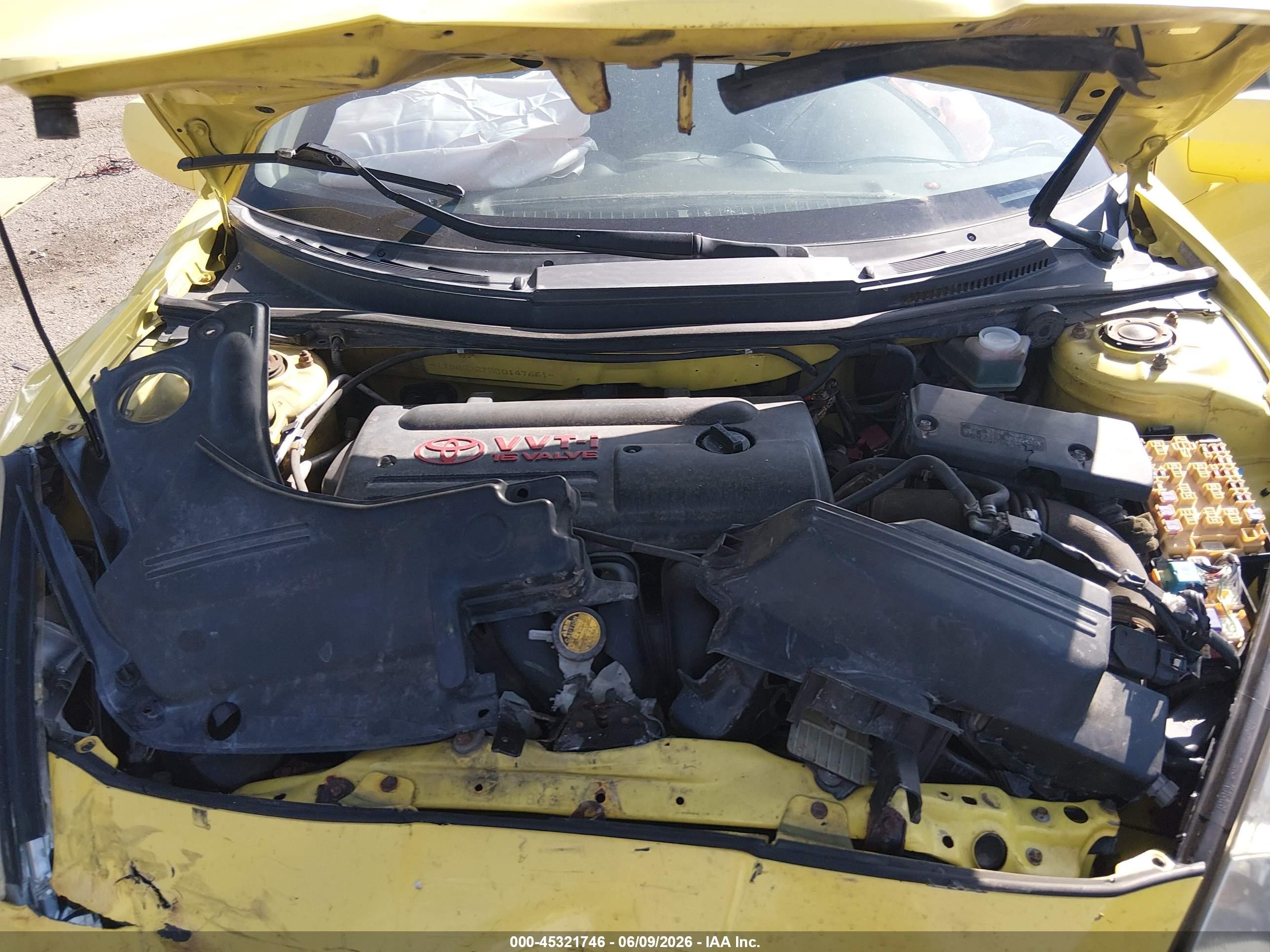 2003 Toyota Celica Gt Yellow vin: JTDDR32T330147661