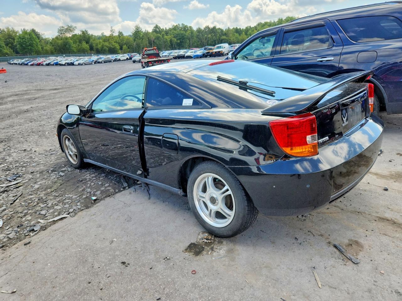 2002 Toyota Celica Gt Black vin: JTDDR32T420136974