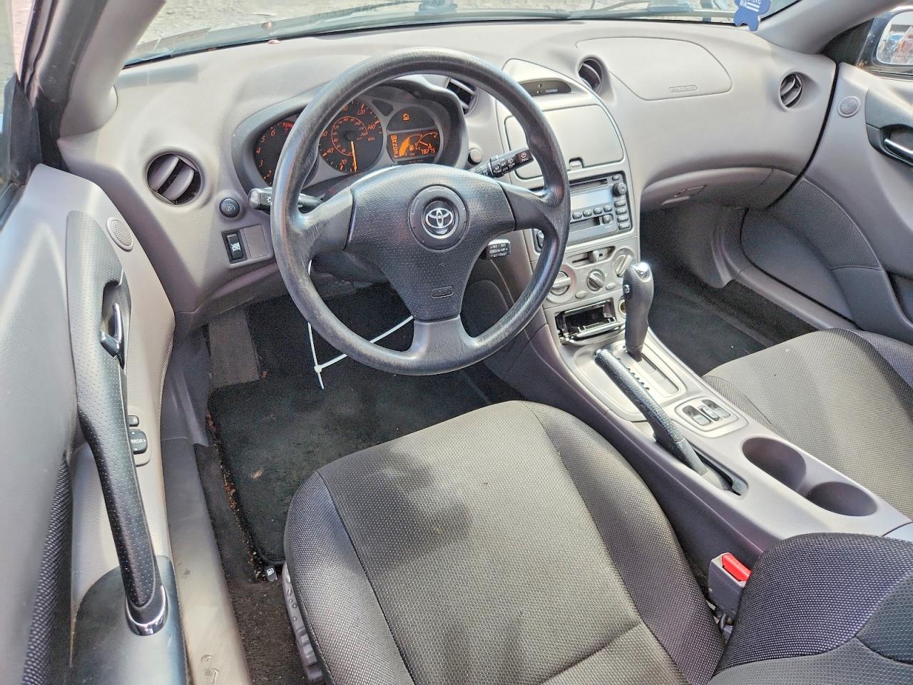 2002 Toyota Celica Gt Black vin: JTDDR32T420136974