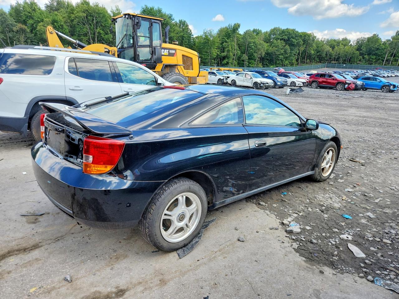 2002 Toyota Celica Gt Black vin: JTDDR32T420136974