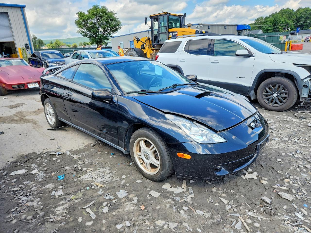 2002 Toyota Celica Gt Black vin: JTDDR32T420136974