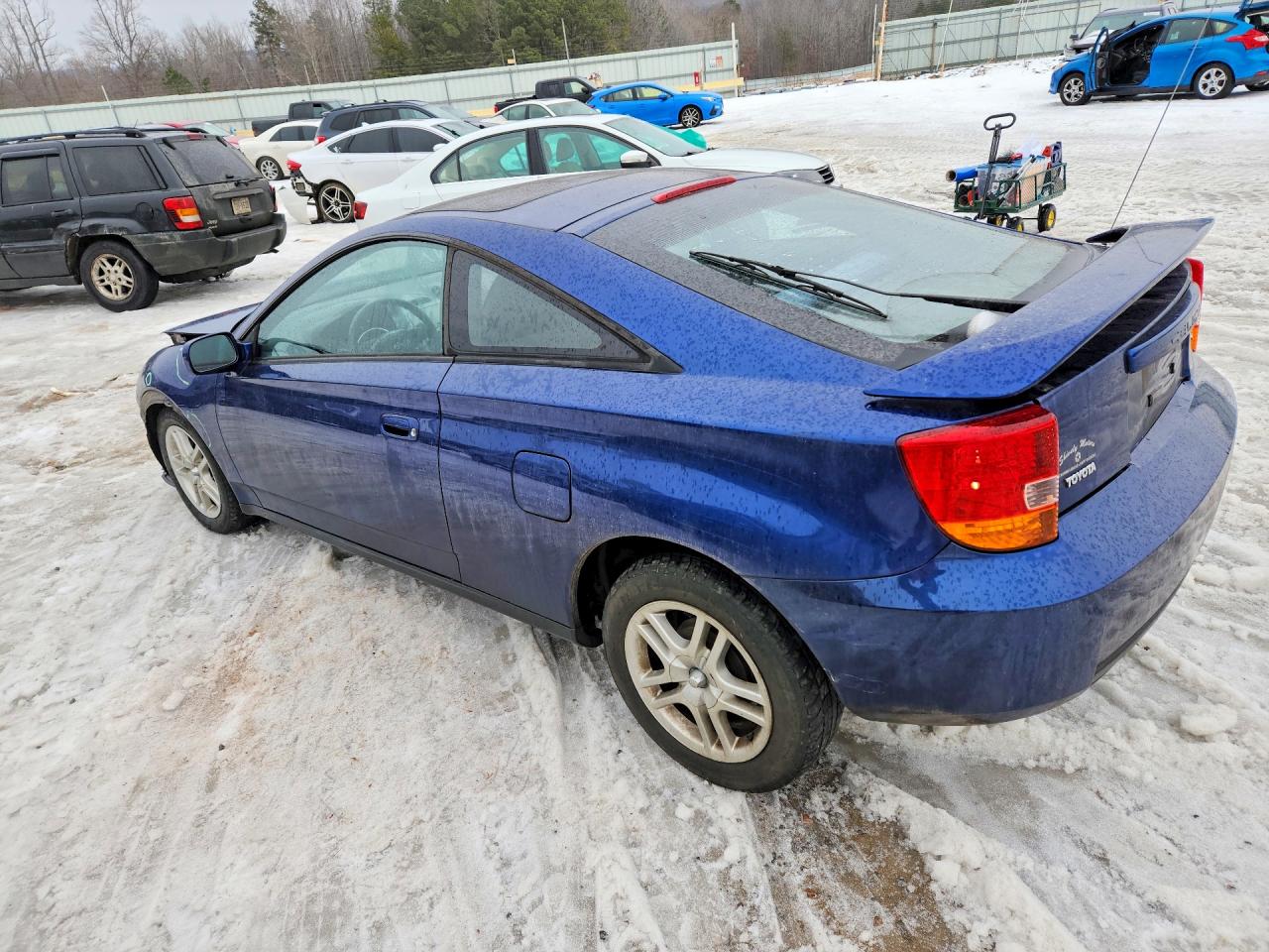 2002 Toyota Celica Gt Blue vin: JTDDR32T420141687