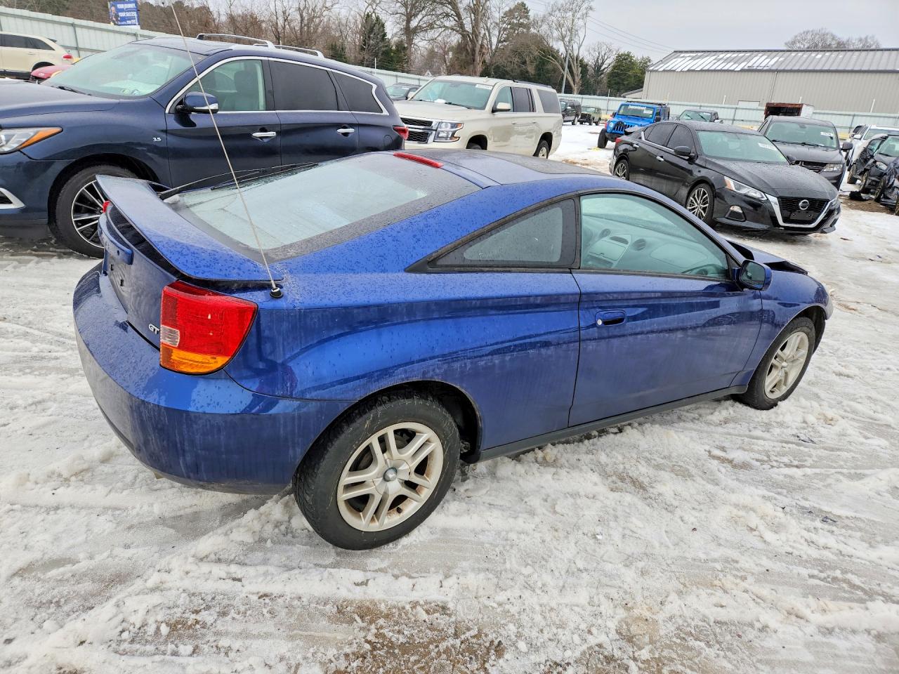 2002 Toyota Celica Gt Blue vin: JTDDR32T420141687