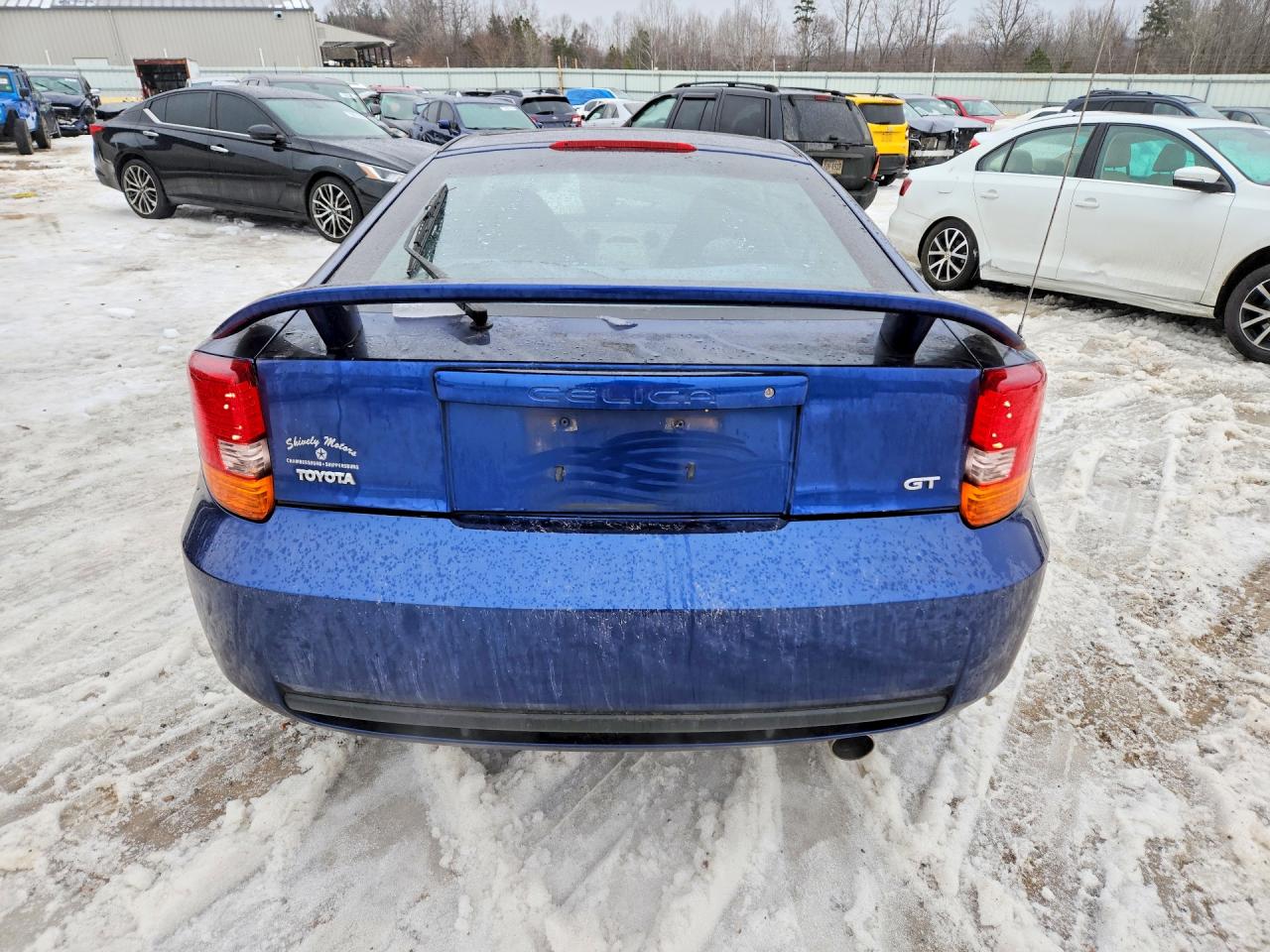2002 Toyota Celica Gt Blue vin: JTDDR32T420141687