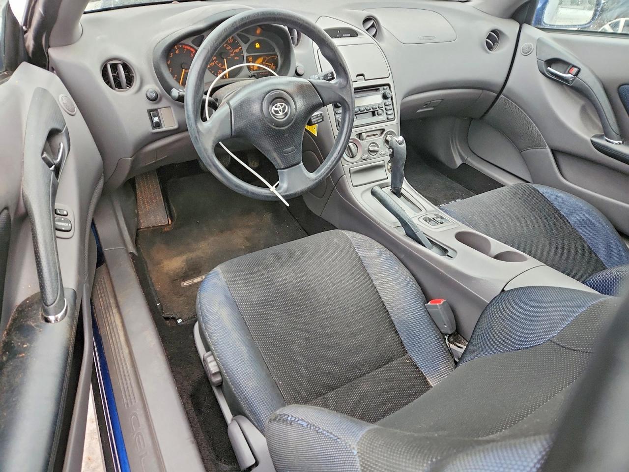 2002 Toyota Celica Gt Blue vin: JTDDR32T420141687