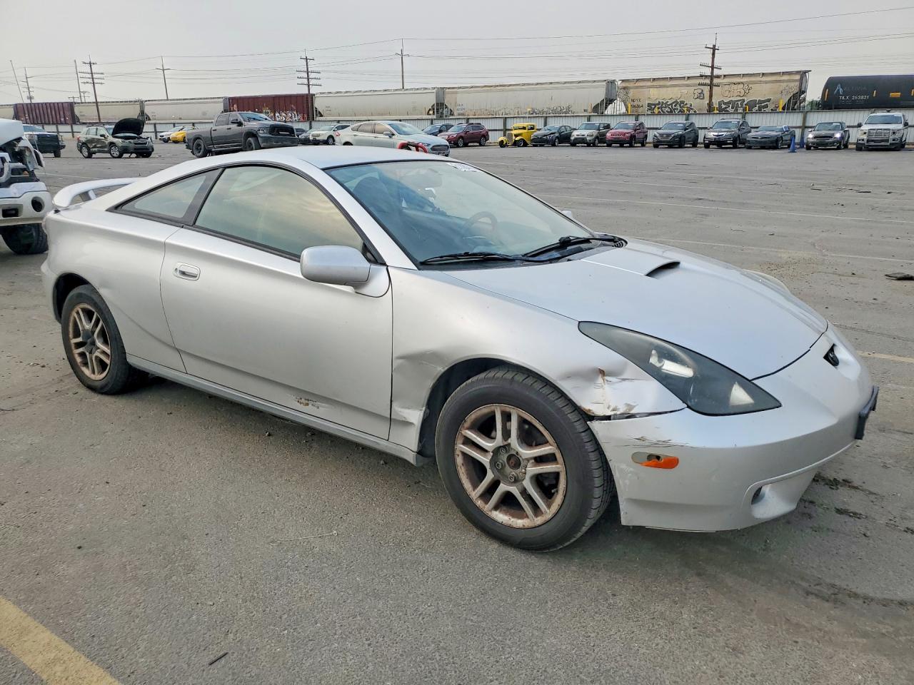 2000 Toyota Celica Gt Silver vin: JTDDR32T4Y0034549