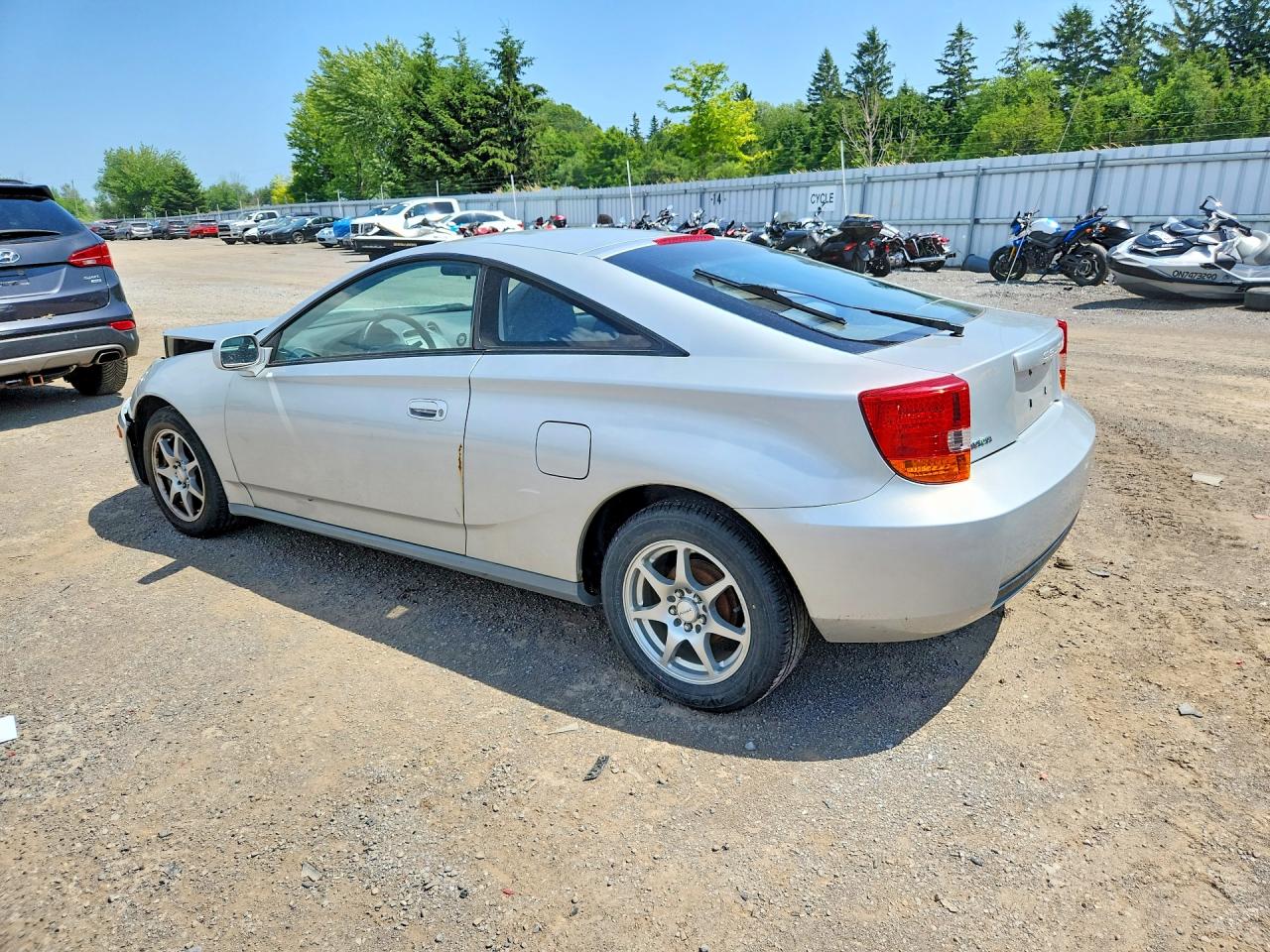 2002 Toyota Celica Gt Silver vin: JTDDR32T520127782