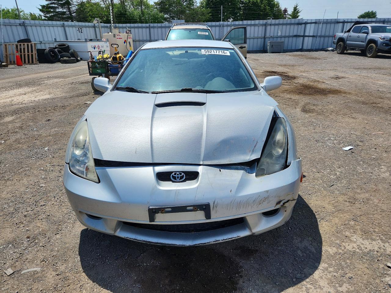 2002 Toyota Celica Gt Silver vin: JTDDR32T520127782