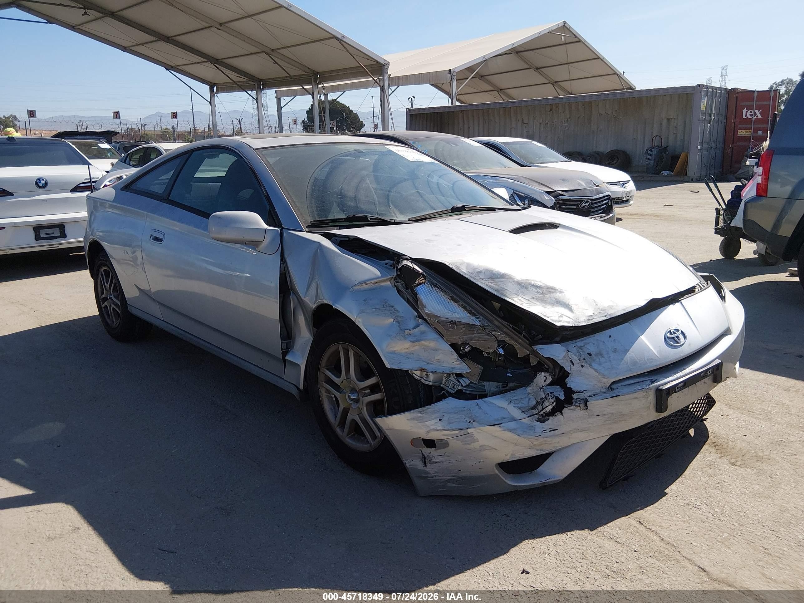 2003 Toyota Celica Gt Silver vin: JTDDR32T530155566