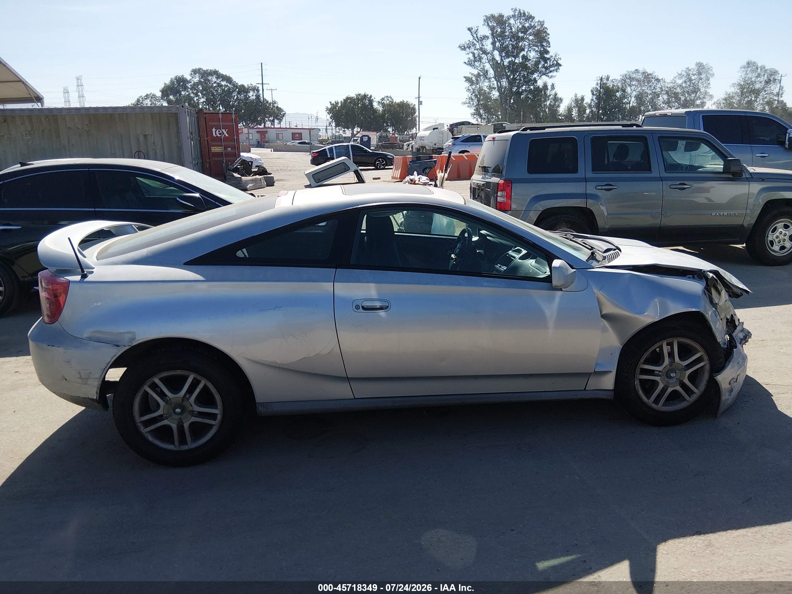 2003 Toyota Celica Gt Silver vin: JTDDR32T530155566