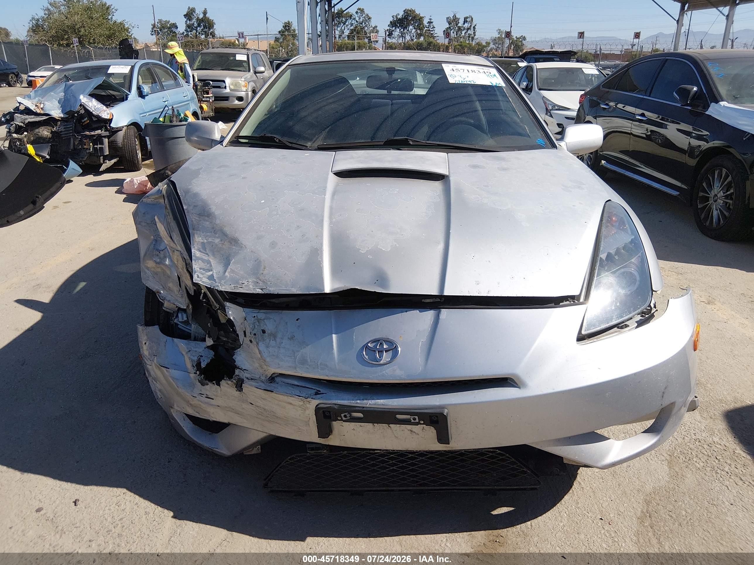 2003 Toyota Celica Gt Silver vin: JTDDR32T530155566
