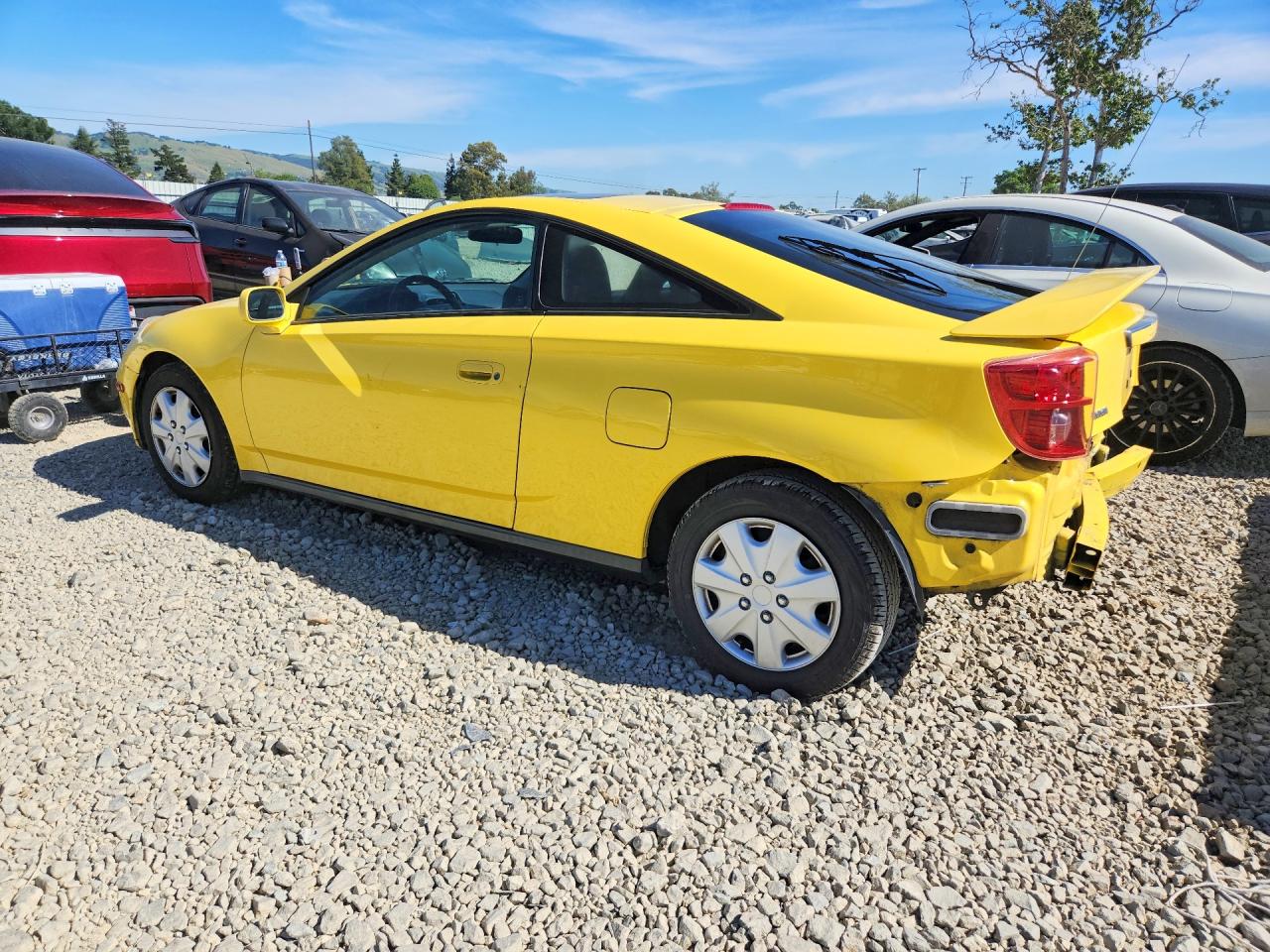 2003 Toyota Celica Gt Yellow vin: JTDDR32T530161920