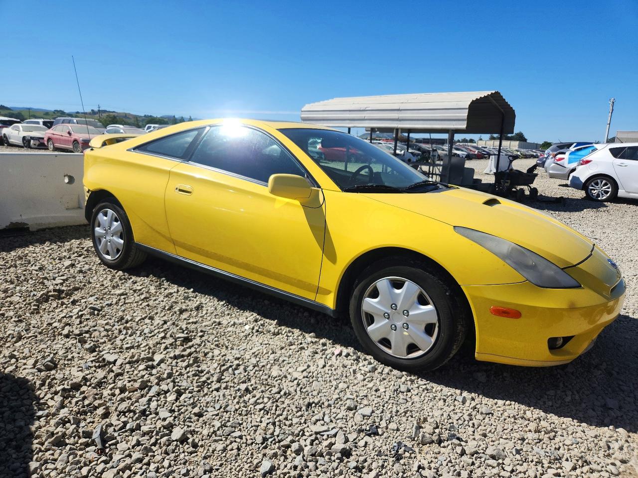 2003 Toyota Celica Gt Yellow vin: JTDDR32T530161920
