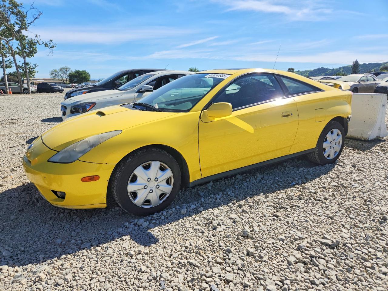2003 Toyota Celica Gt Yellow vin: JTDDR32T530161920