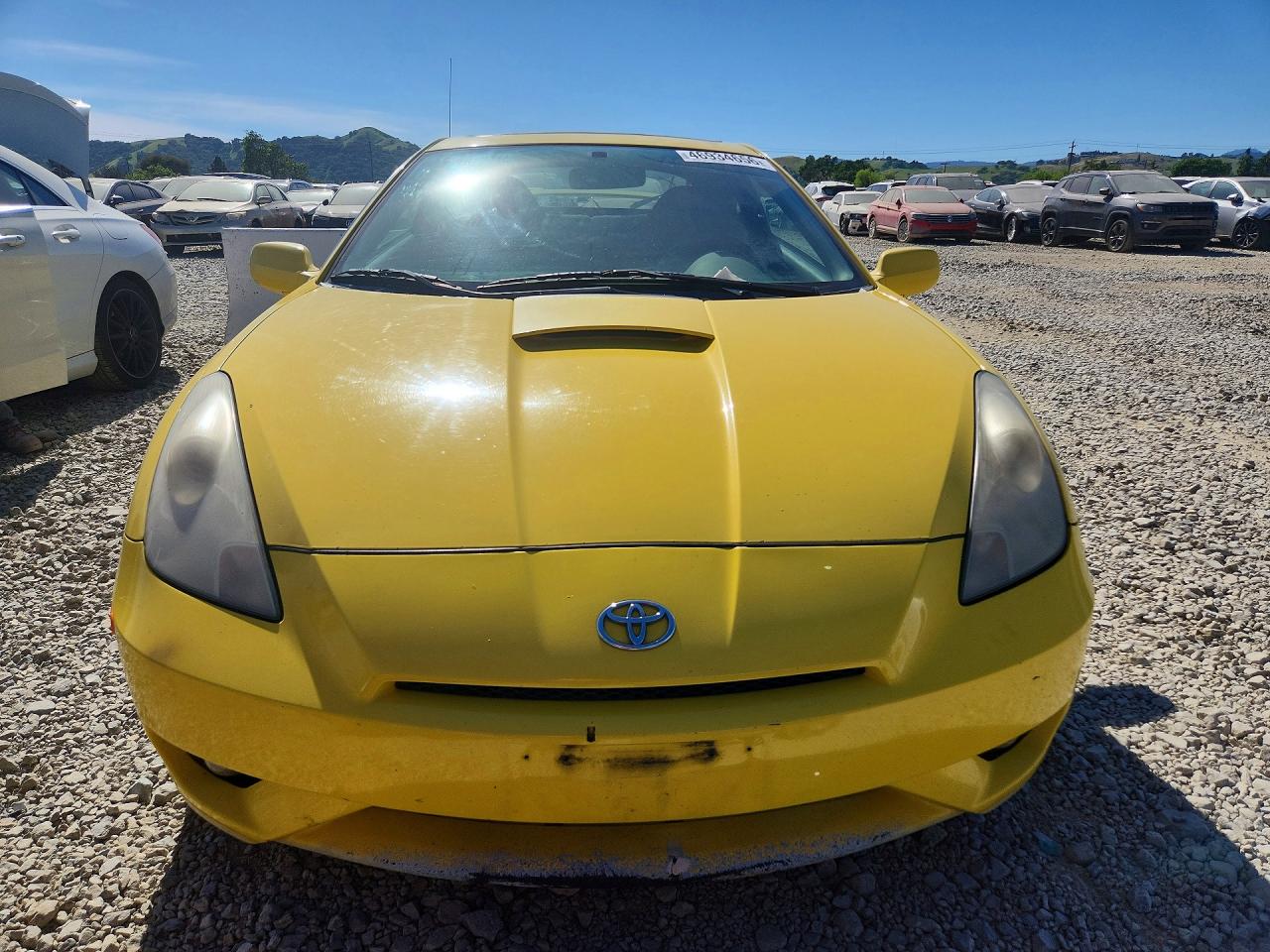 2003 Toyota Celica Gt Yellow vin: JTDDR32T530161920