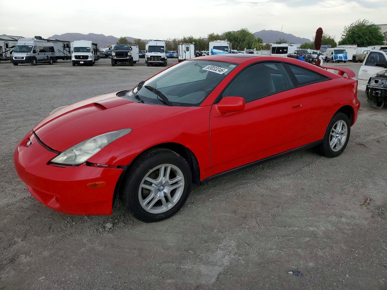 2000 Toyota Celica Gt Red vin: JTDDR32T5Y0065406