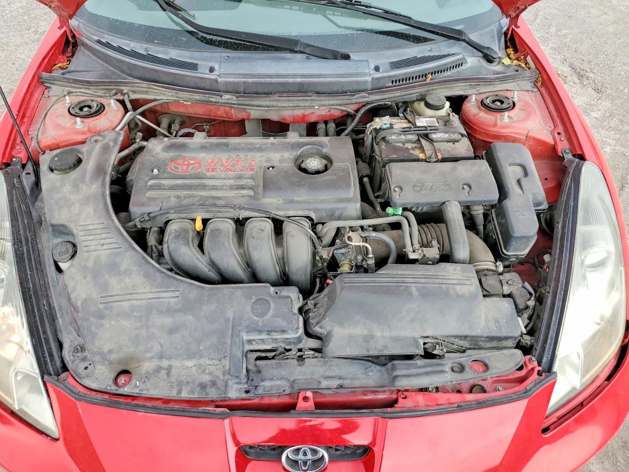 2000 Toyota Celica Gt Red vin: JTDDR32T5Y0065406