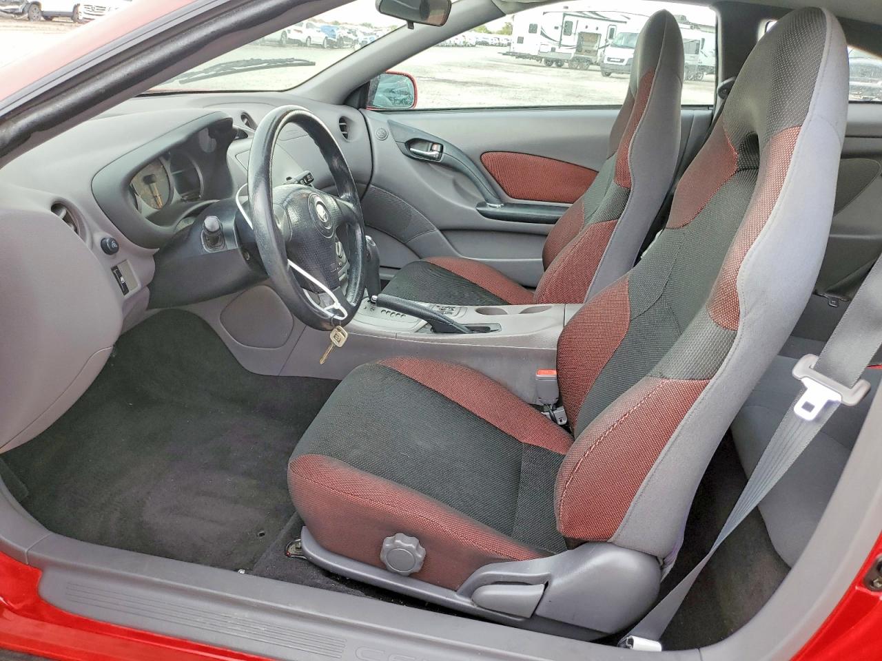 2000 Toyota Celica Gt Red vin: JTDDR32T5Y0065406