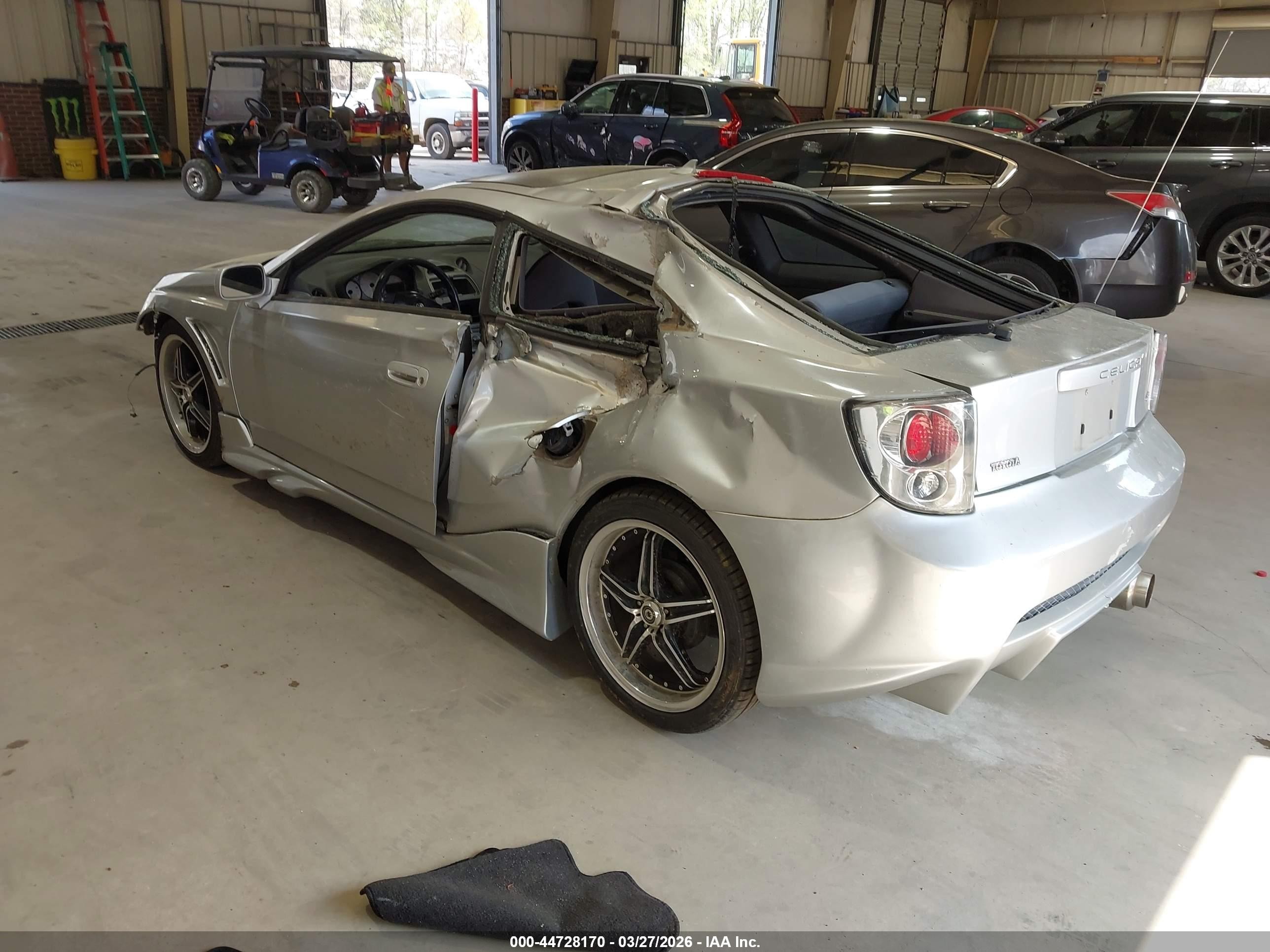 2002 Toyota Celica Gt Silver vin: JTDDR32T620122610