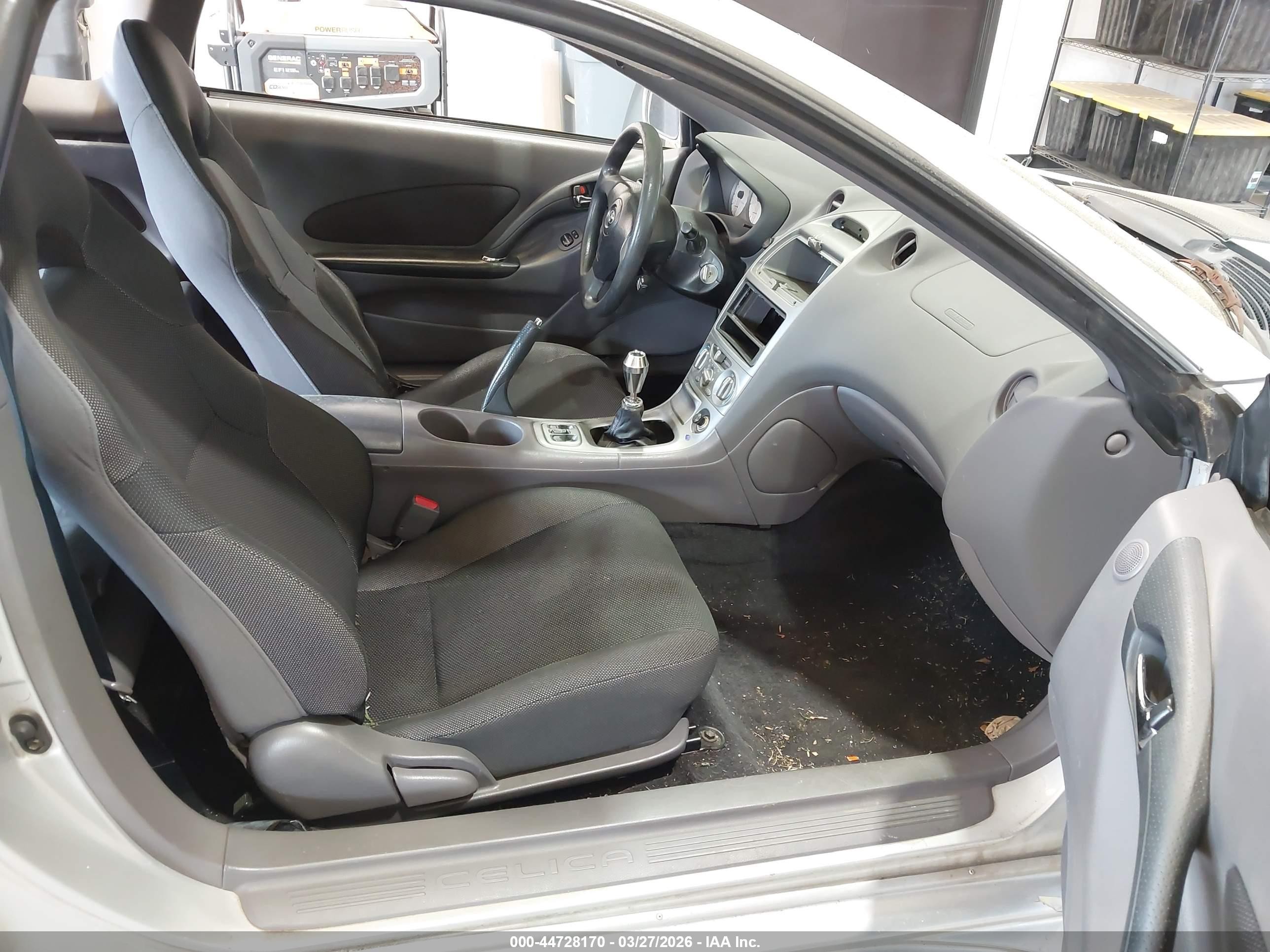 2002 Toyota Celica Gt Silver vin: JTDDR32T620122610