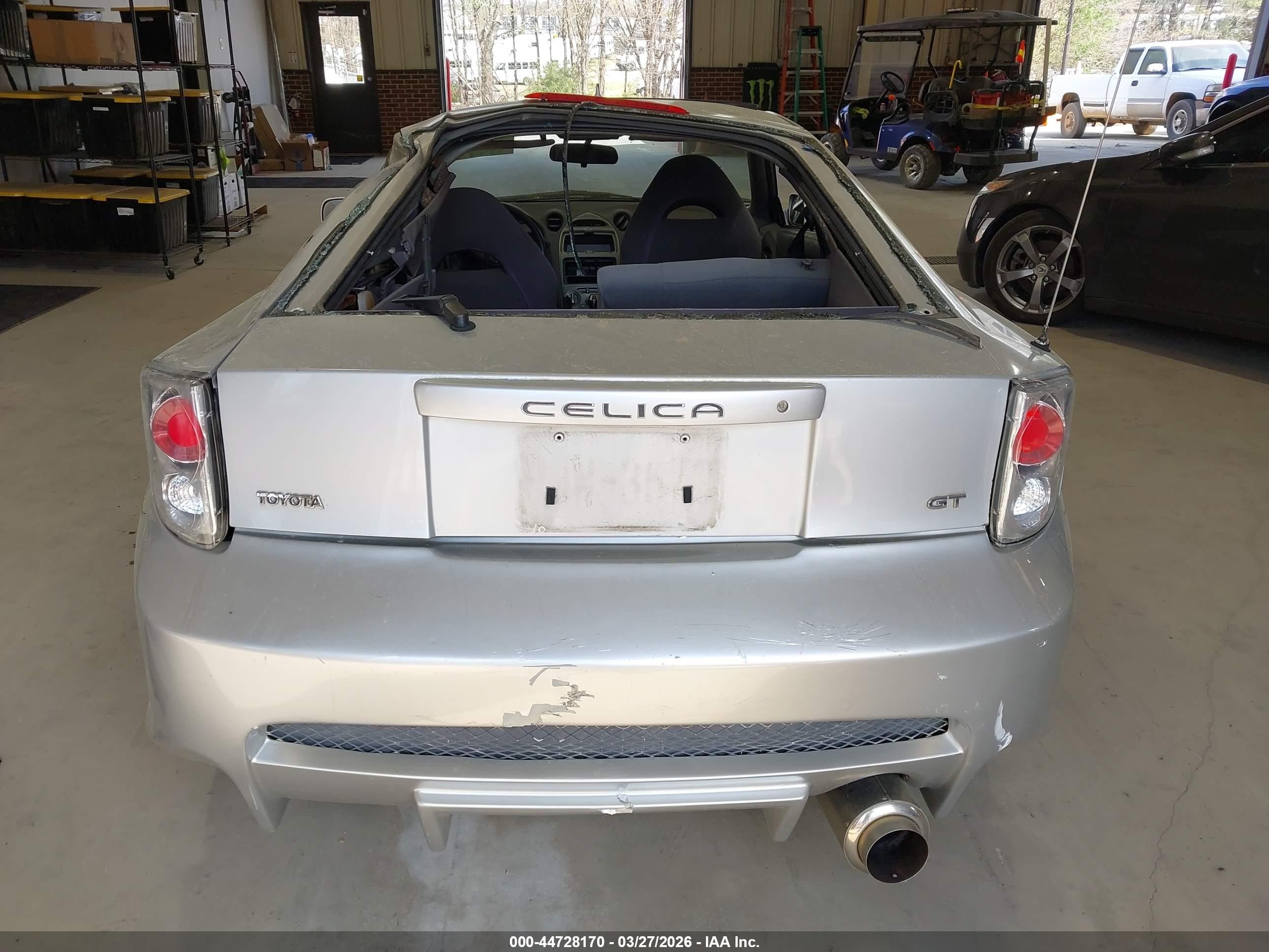 2002 Toyota Celica Gt Silver vin: JTDDR32T620122610