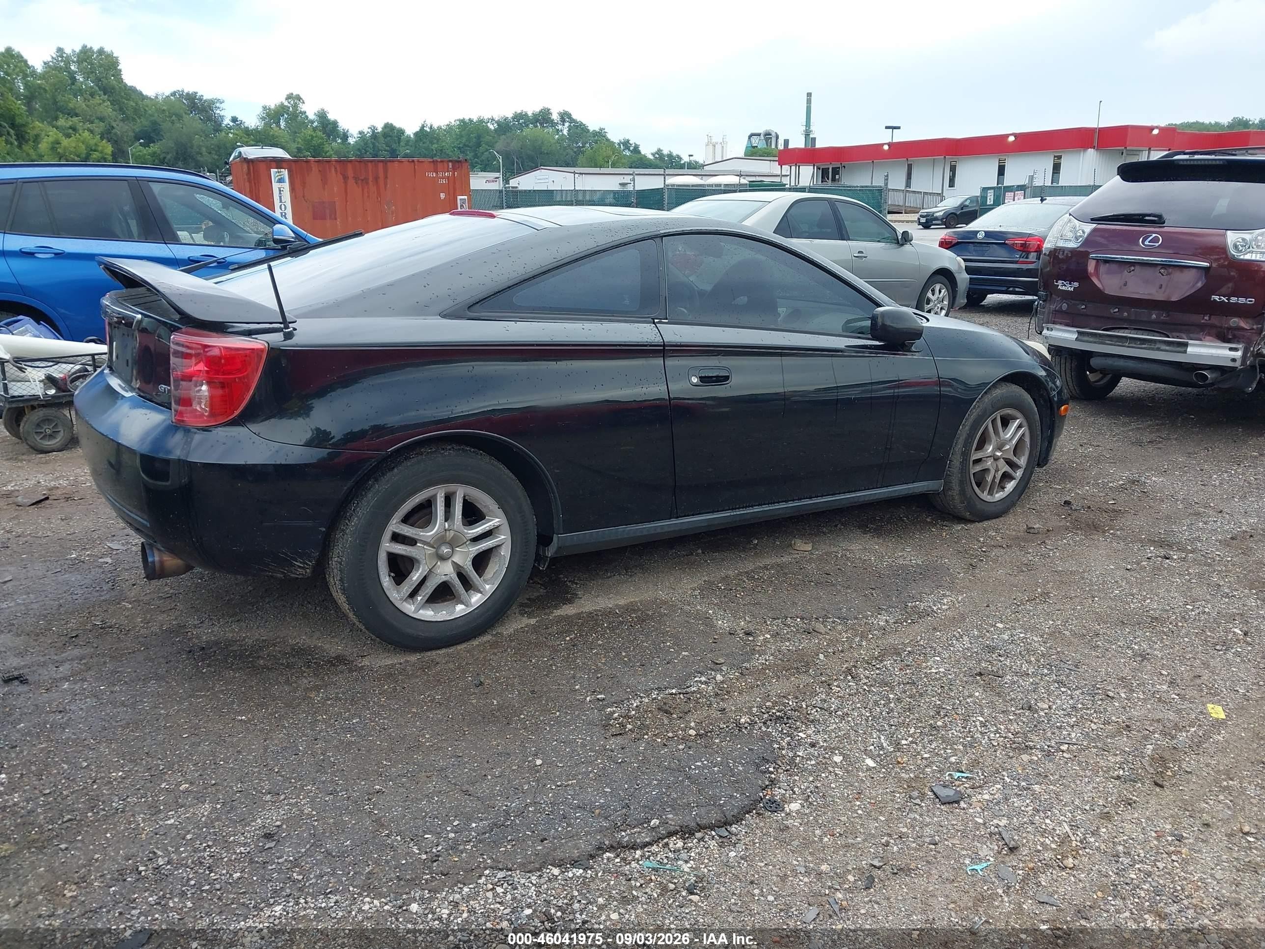 2004 Toyota Celica Gt Black vin: JTDDR32T640175536