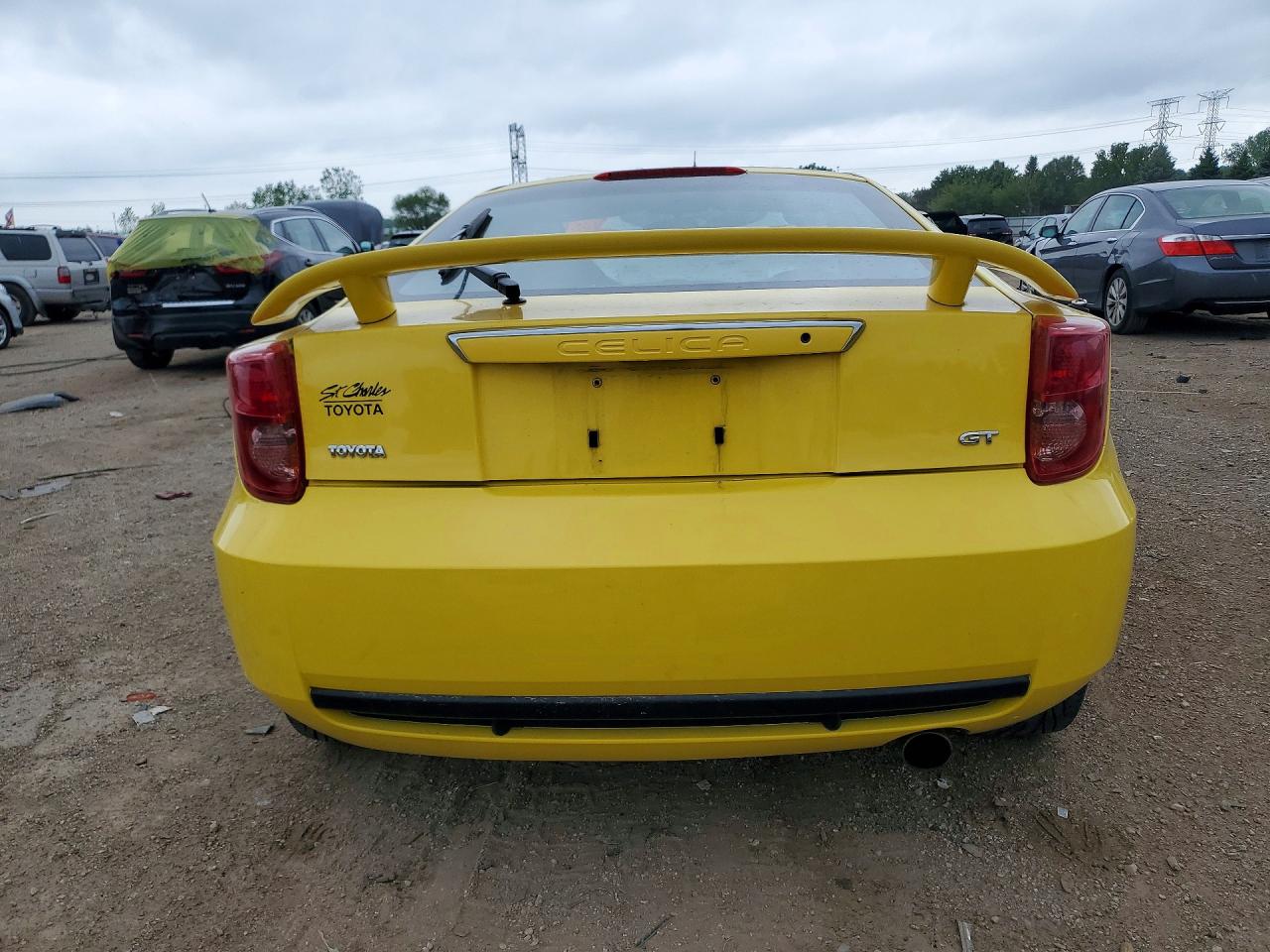 2005 Toyota Celica Gt Желтый vin: JTDDR32T650181256