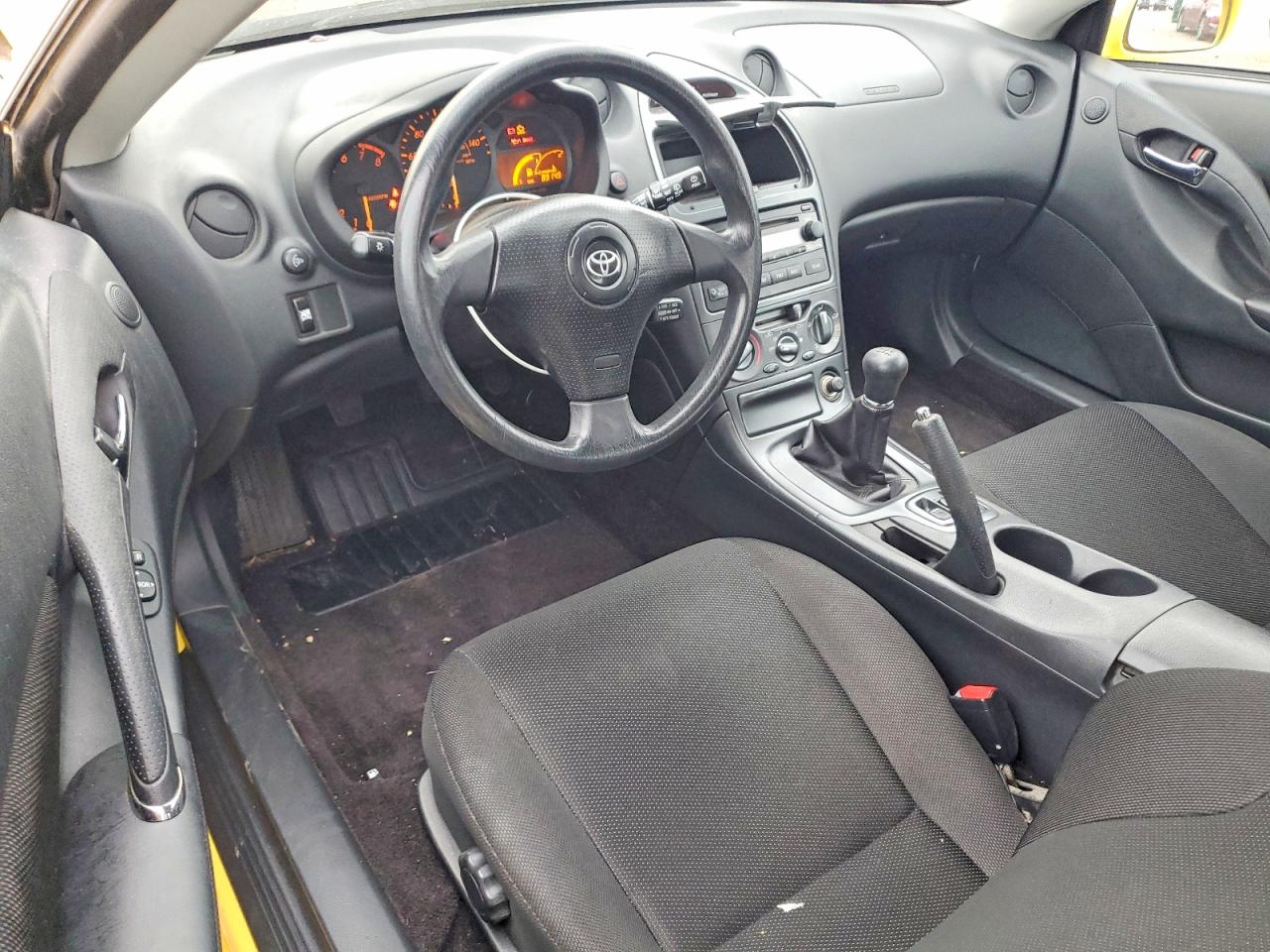 2005 Toyota Celica Gt Желтый vin: JTDDR32T650181256