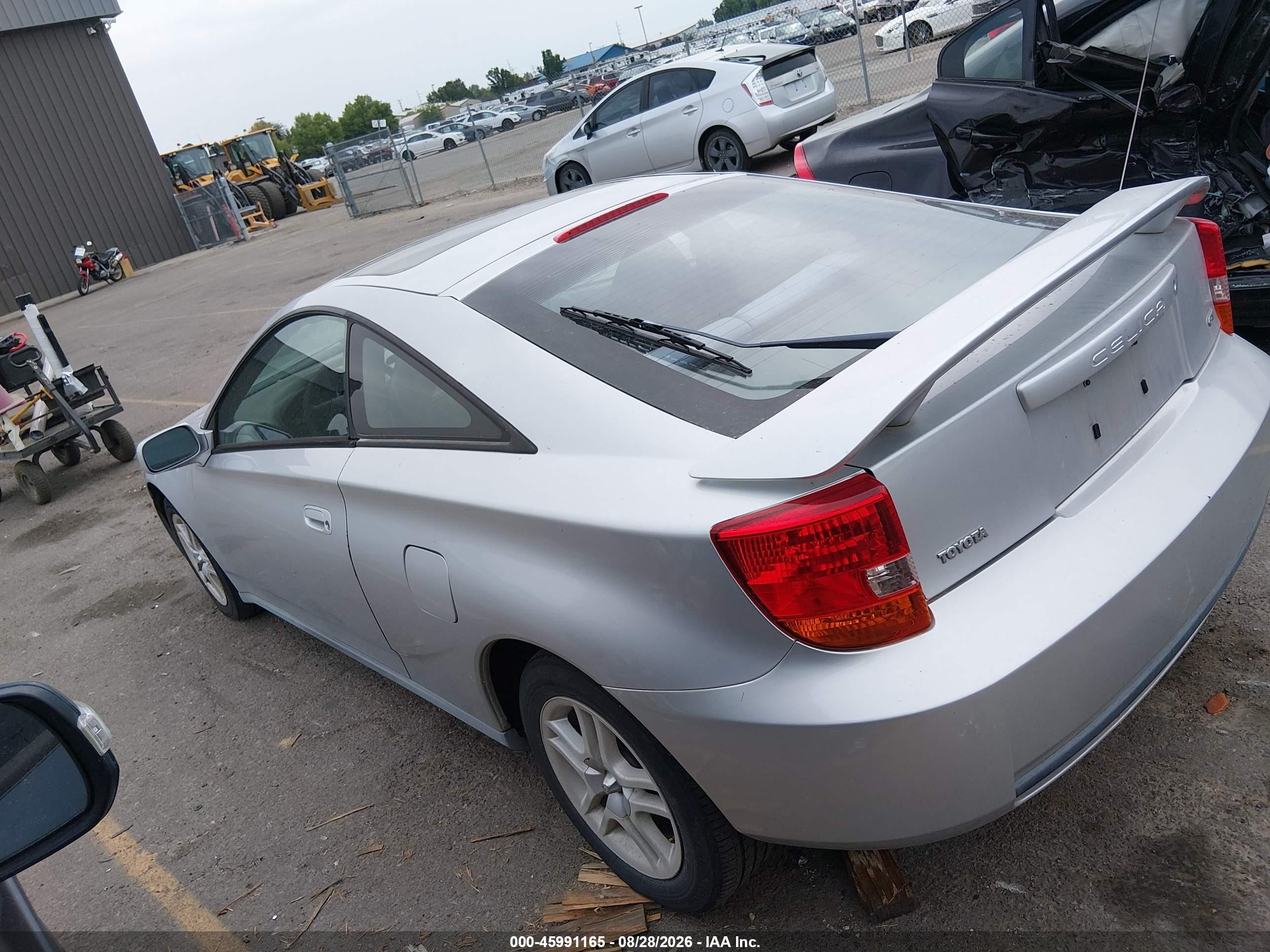2000 Toyota Celica Gt Silver vin: JTDDR32T6Y0012312