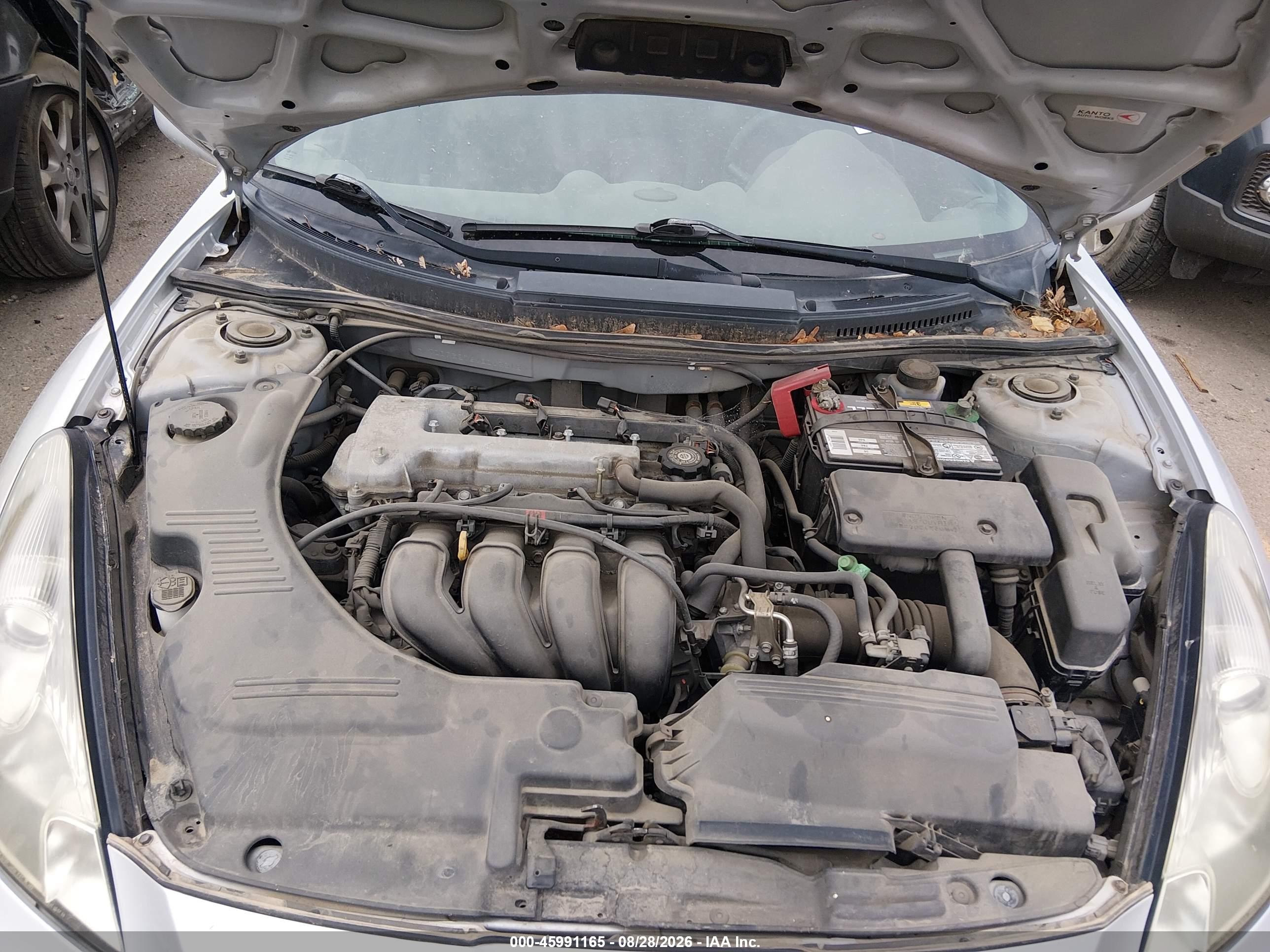 2000 Toyota Celica Gt Silver vin: JTDDR32T6Y0012312