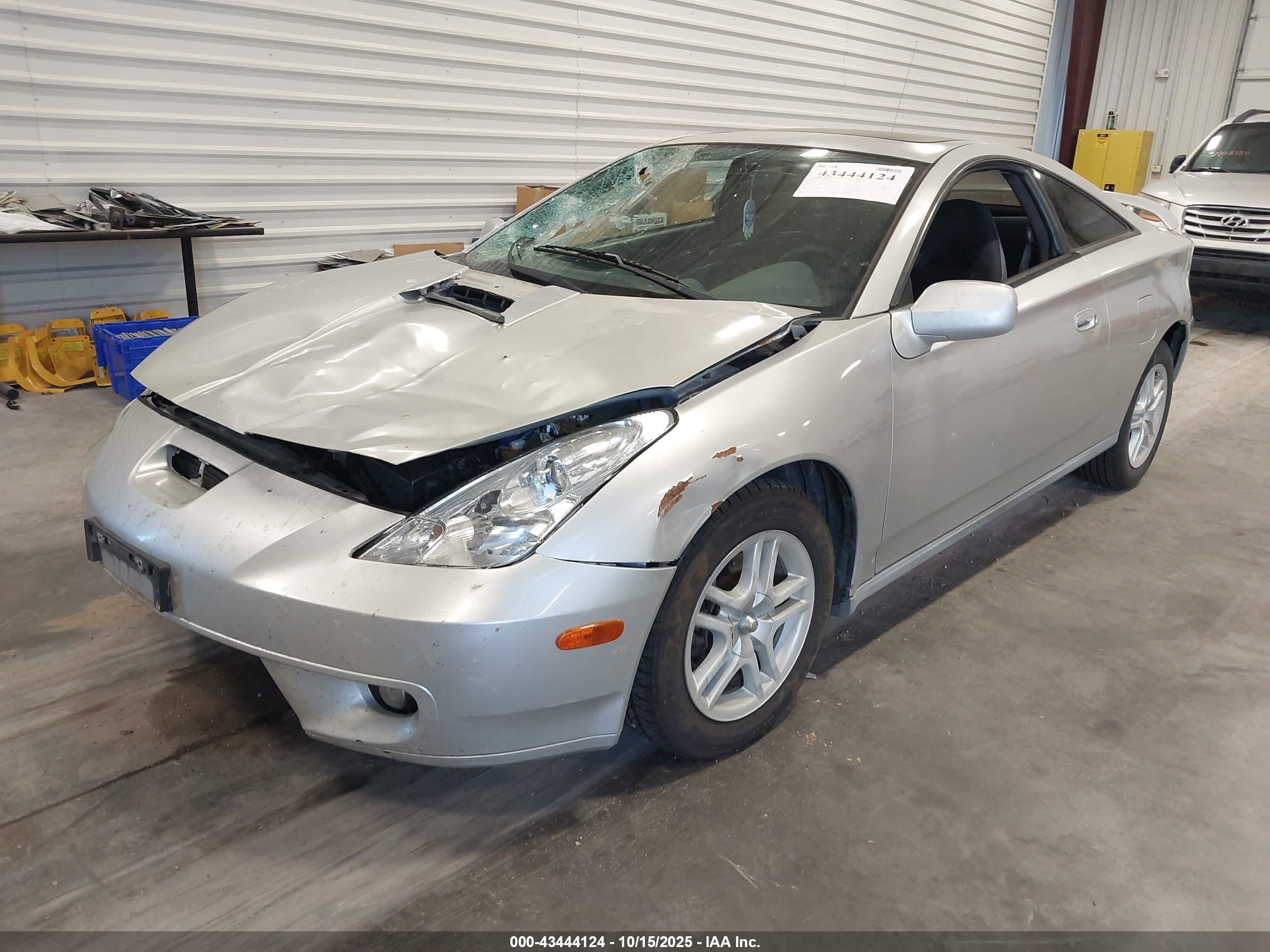 2001 Toyota Celica Gt Silver vin: JTDDR32T710076168