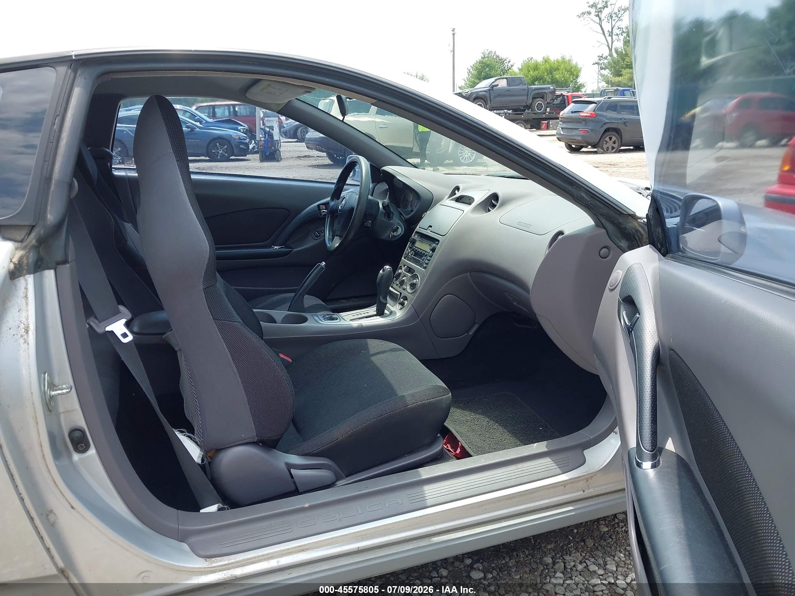 2001 Toyota Celica Gt Silver vin: JTDDR32T710091575