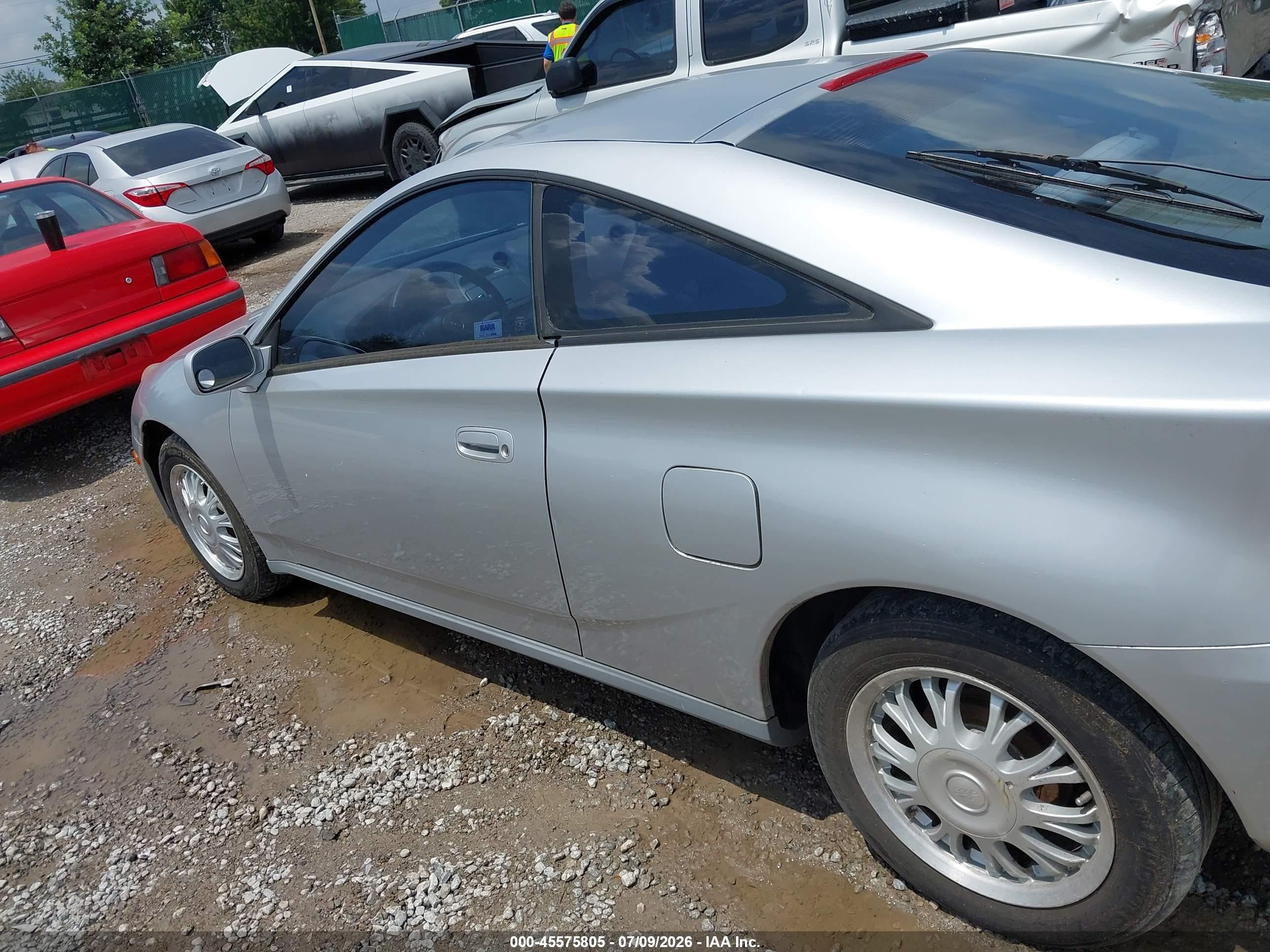 2001 Toyota Celica Gt Silver vin: JTDDR32T710091575