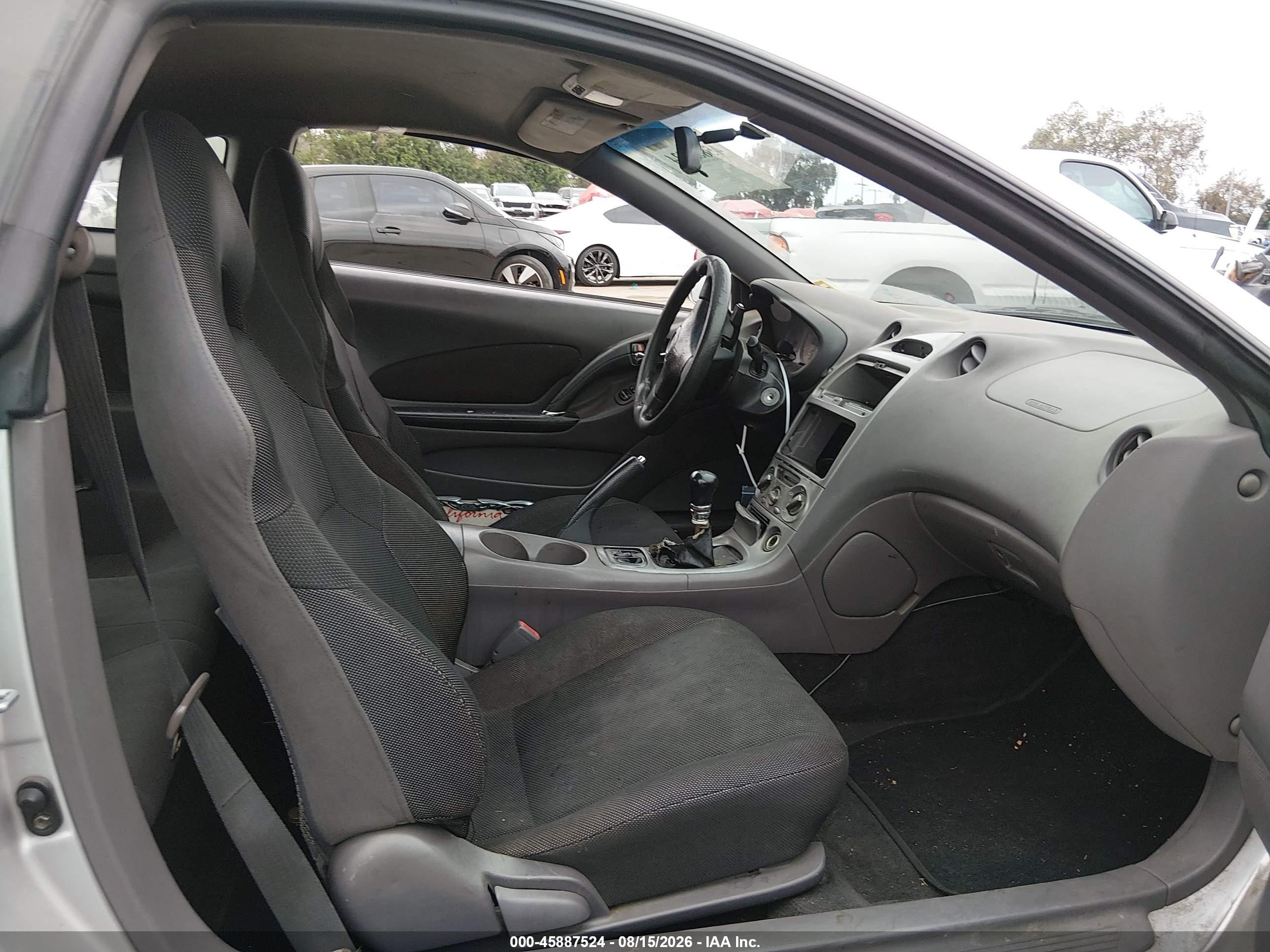 2001 Toyota Celica Gt Silver vin: JTDDR32T710101294