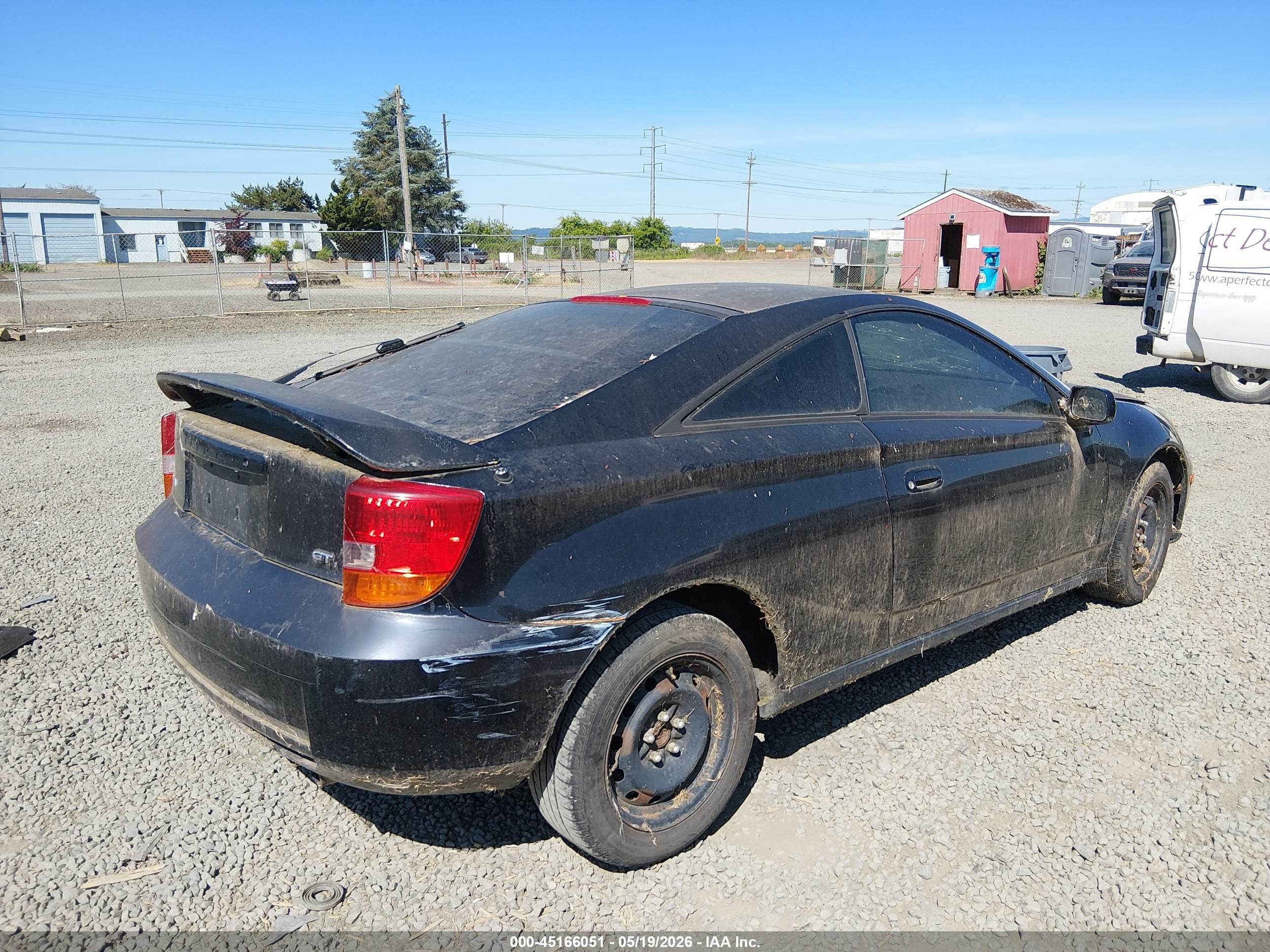 2002 Toyota Celica Gt Black vin: JTDDR32T720121725
