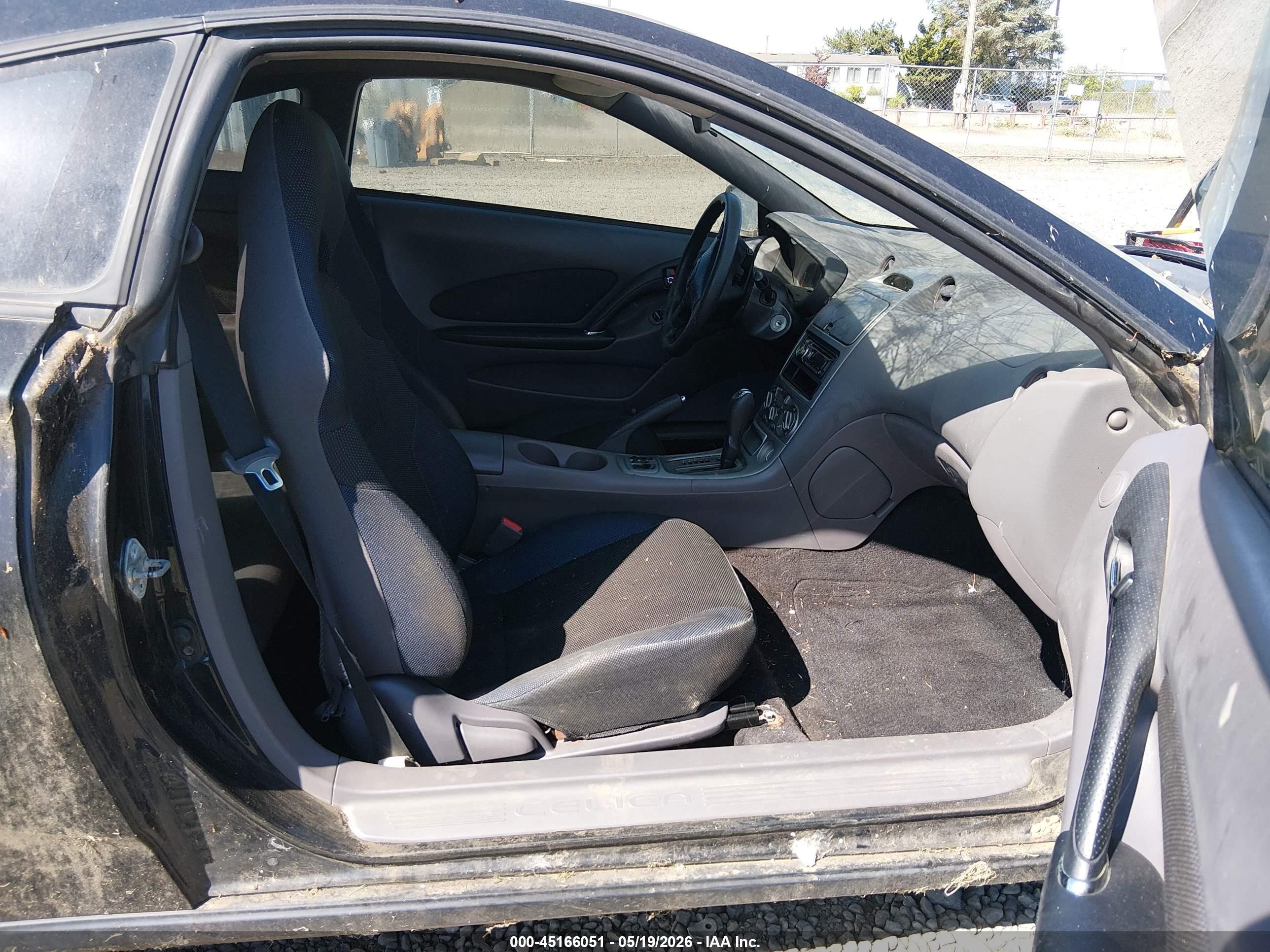 2002 Toyota Celica Gt Black vin: JTDDR32T720121725