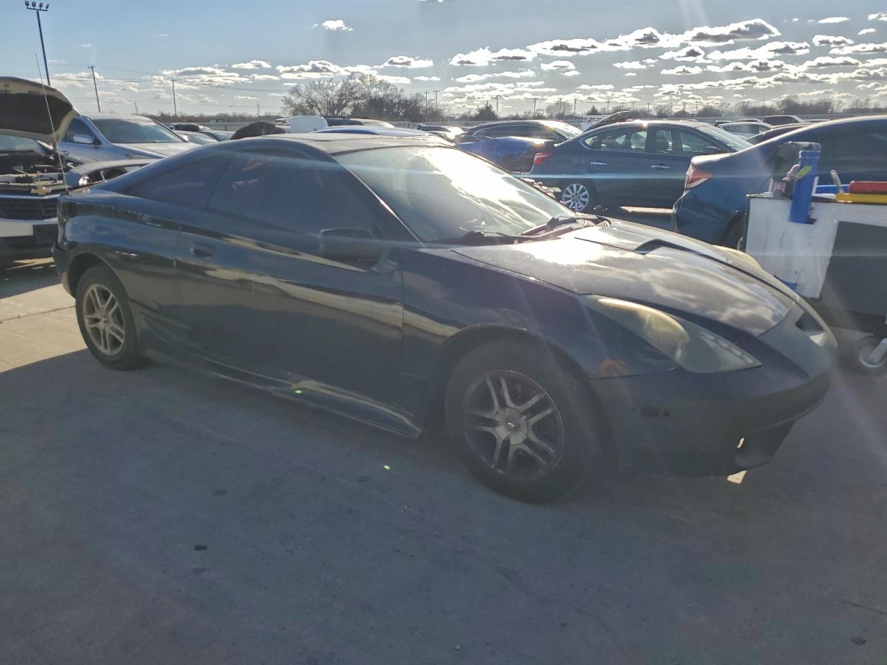 2002 Toyota Celica Gt Black vin: JTDDR32T720125905