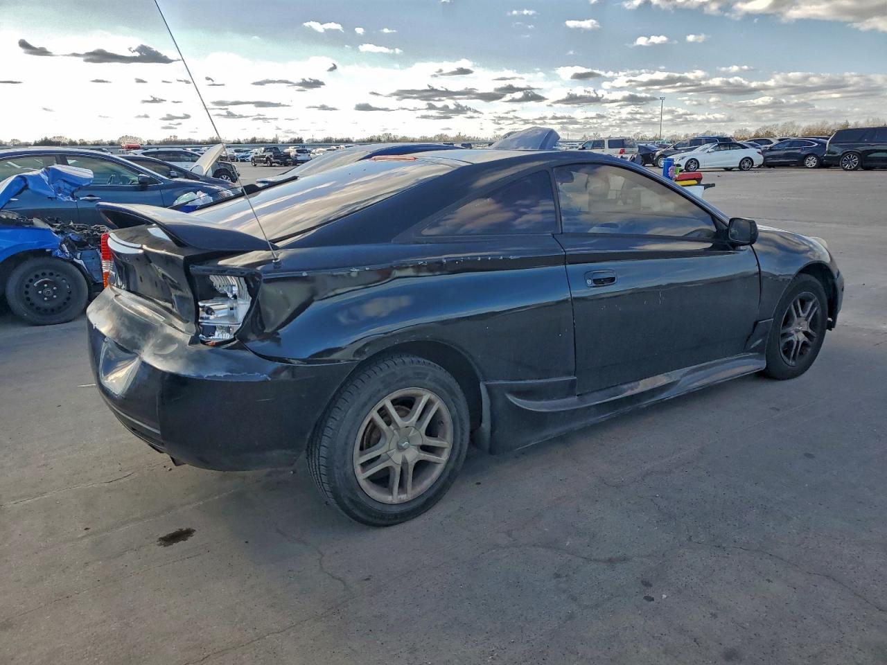 2002 Toyota Celica Gt Black vin: JTDDR32T720125905
