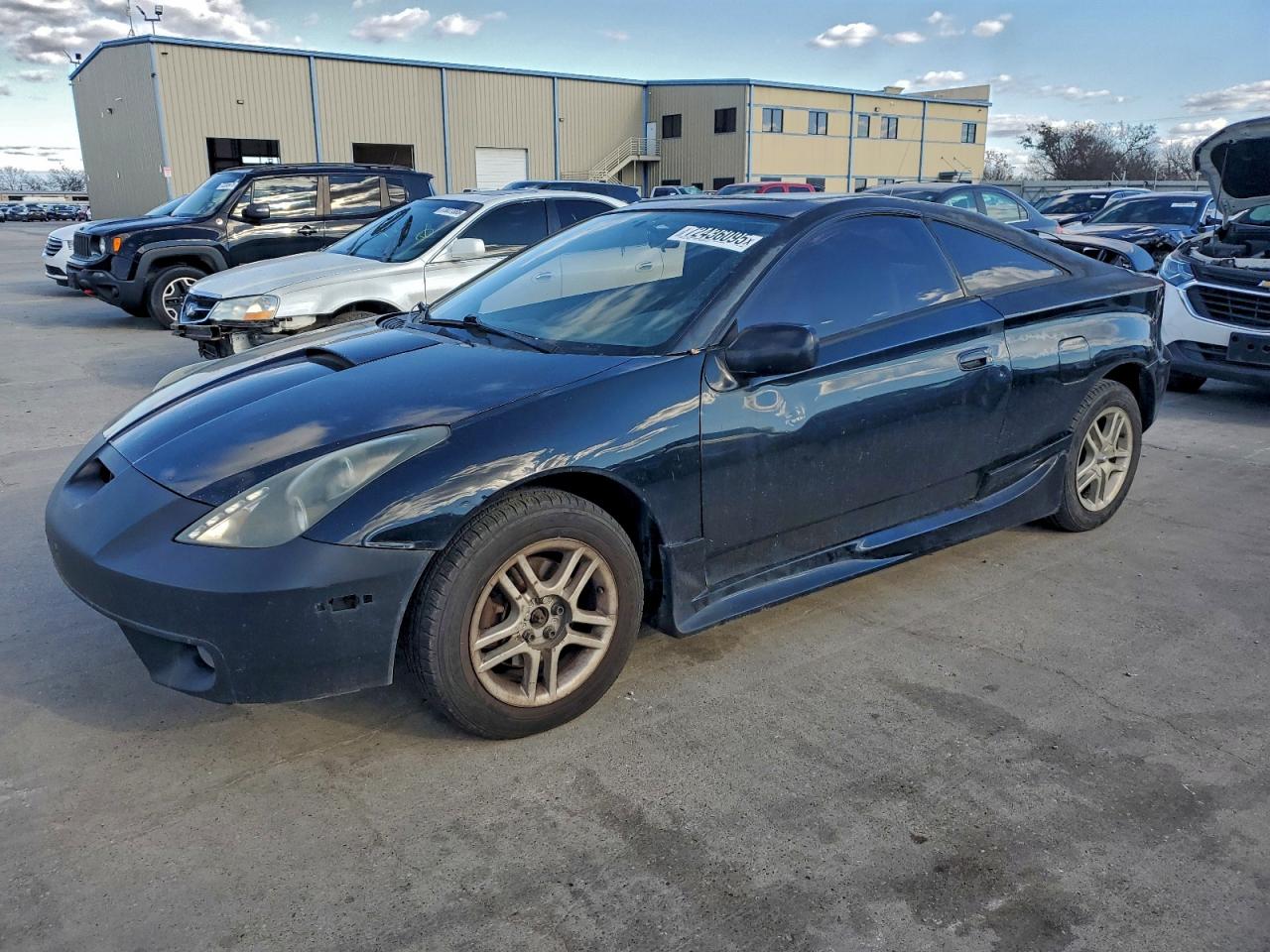 2002 Toyota Celica Gt Black vin: JTDDR32T720125905