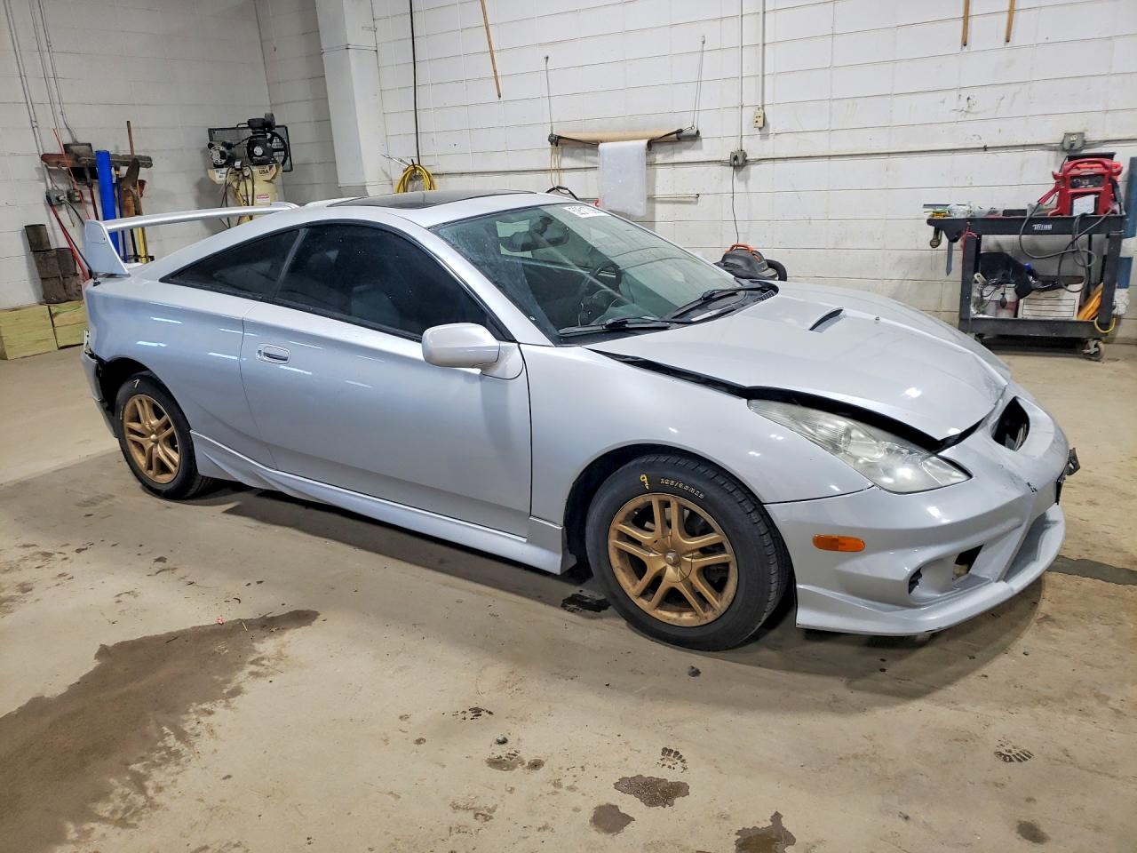2003 Toyota Celica Gt Silver vin: JTDDR32T730152667