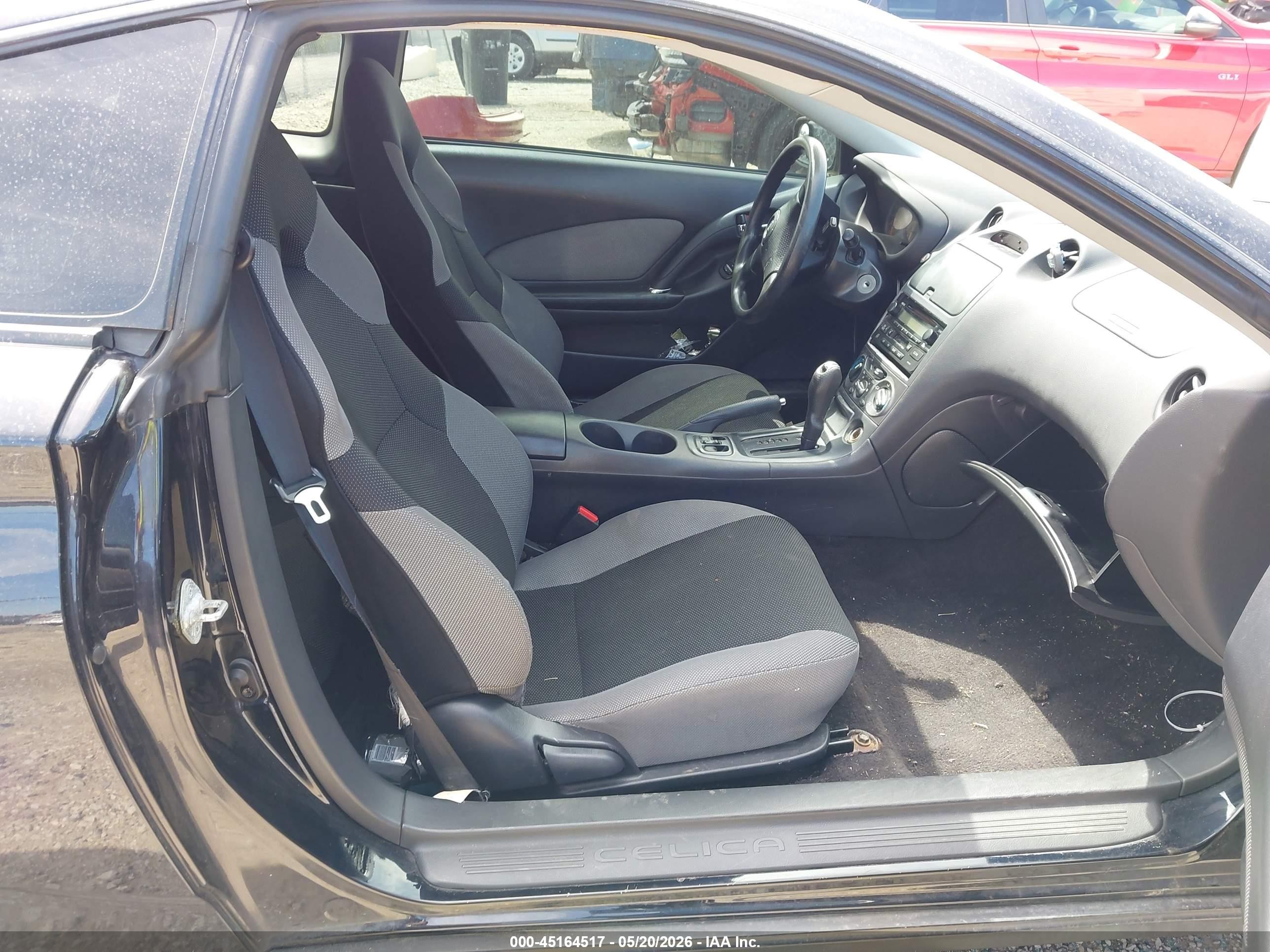 2003 Toyota Celica Gt Black vin: JTDDR32T730154015