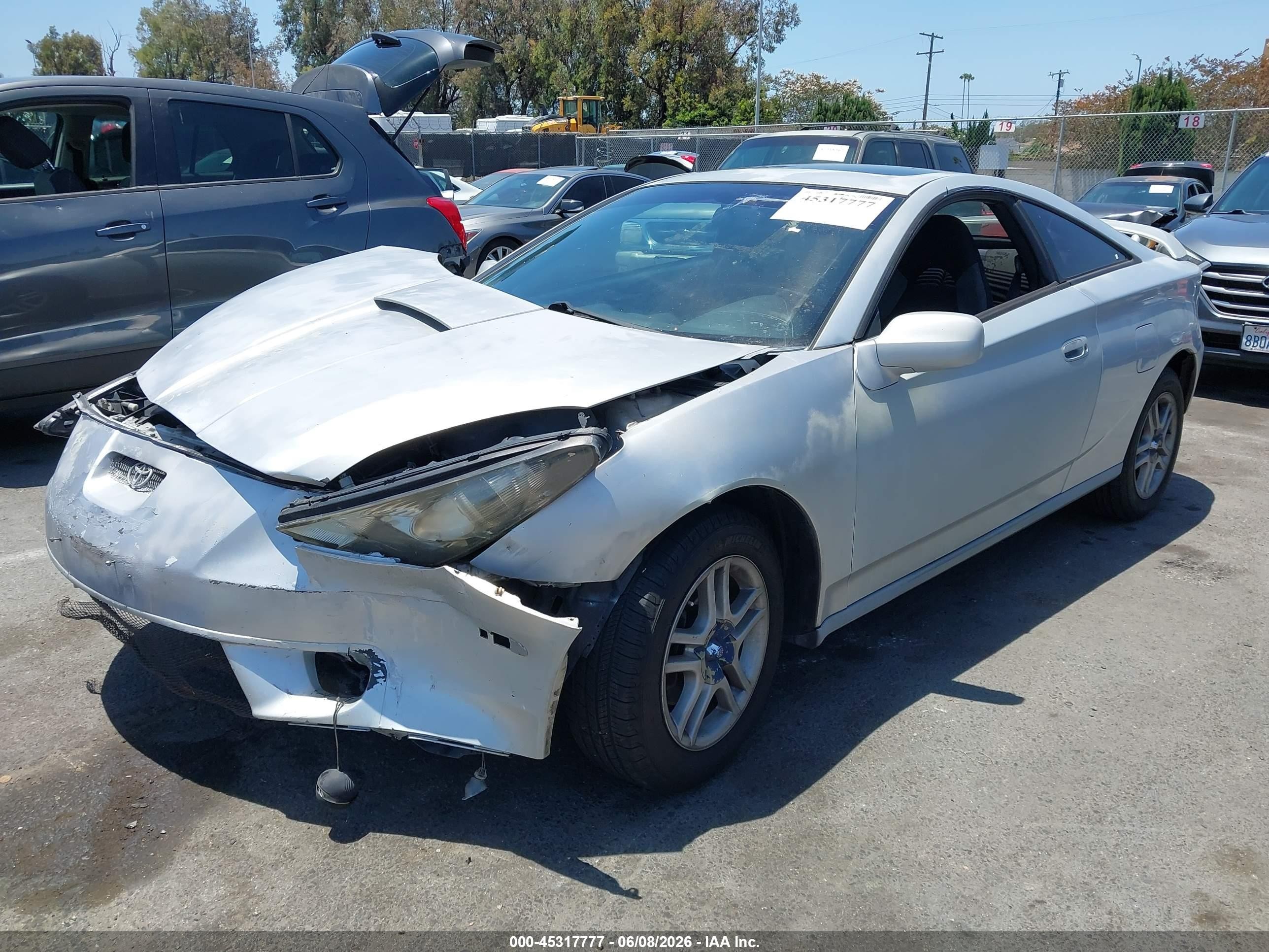 2003 Toyota Celica Gt Серебряный vin: JTDDR32T730156265