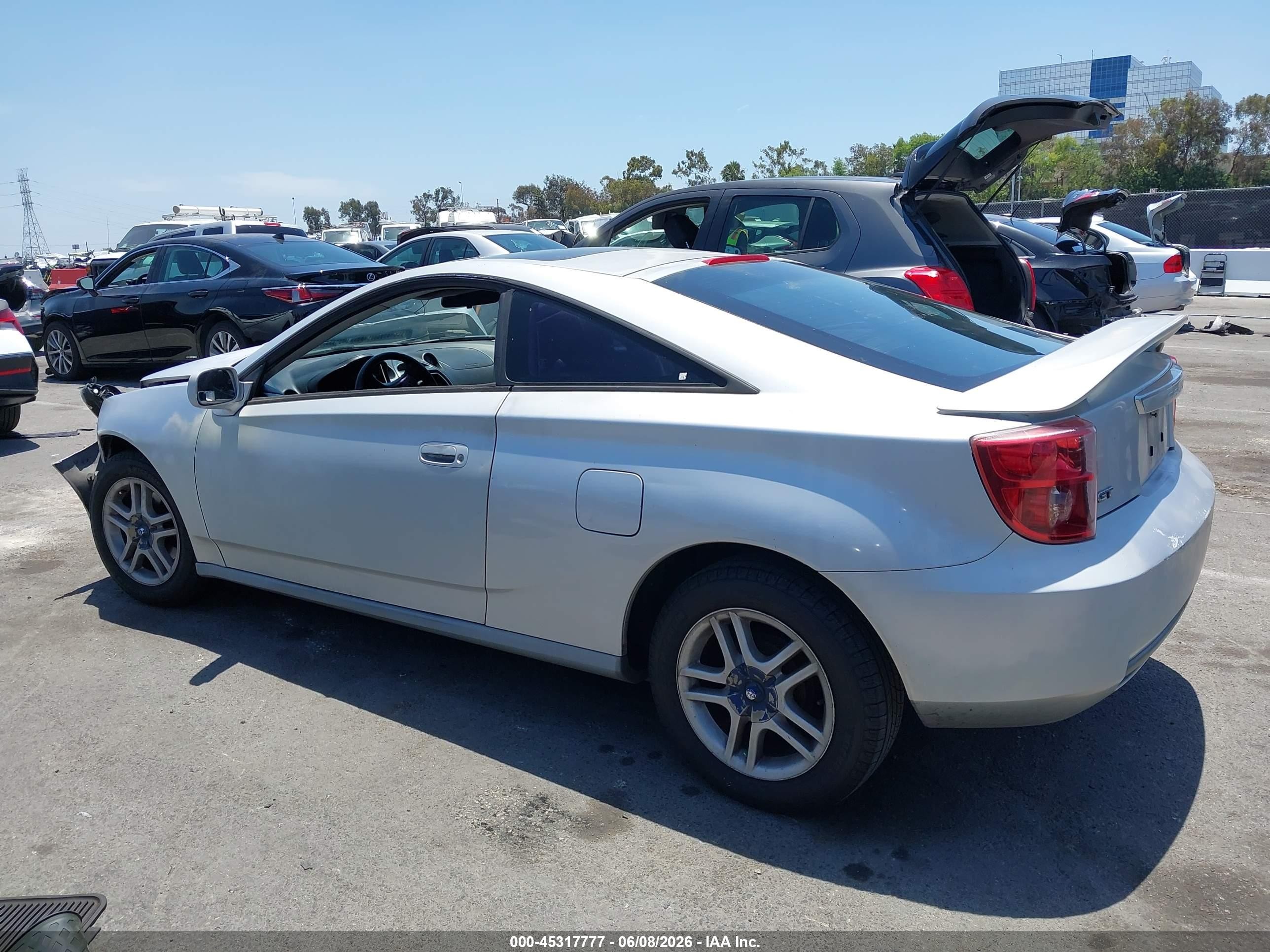 2003 Toyota Celica Gt Серебряный vin: JTDDR32T730156265