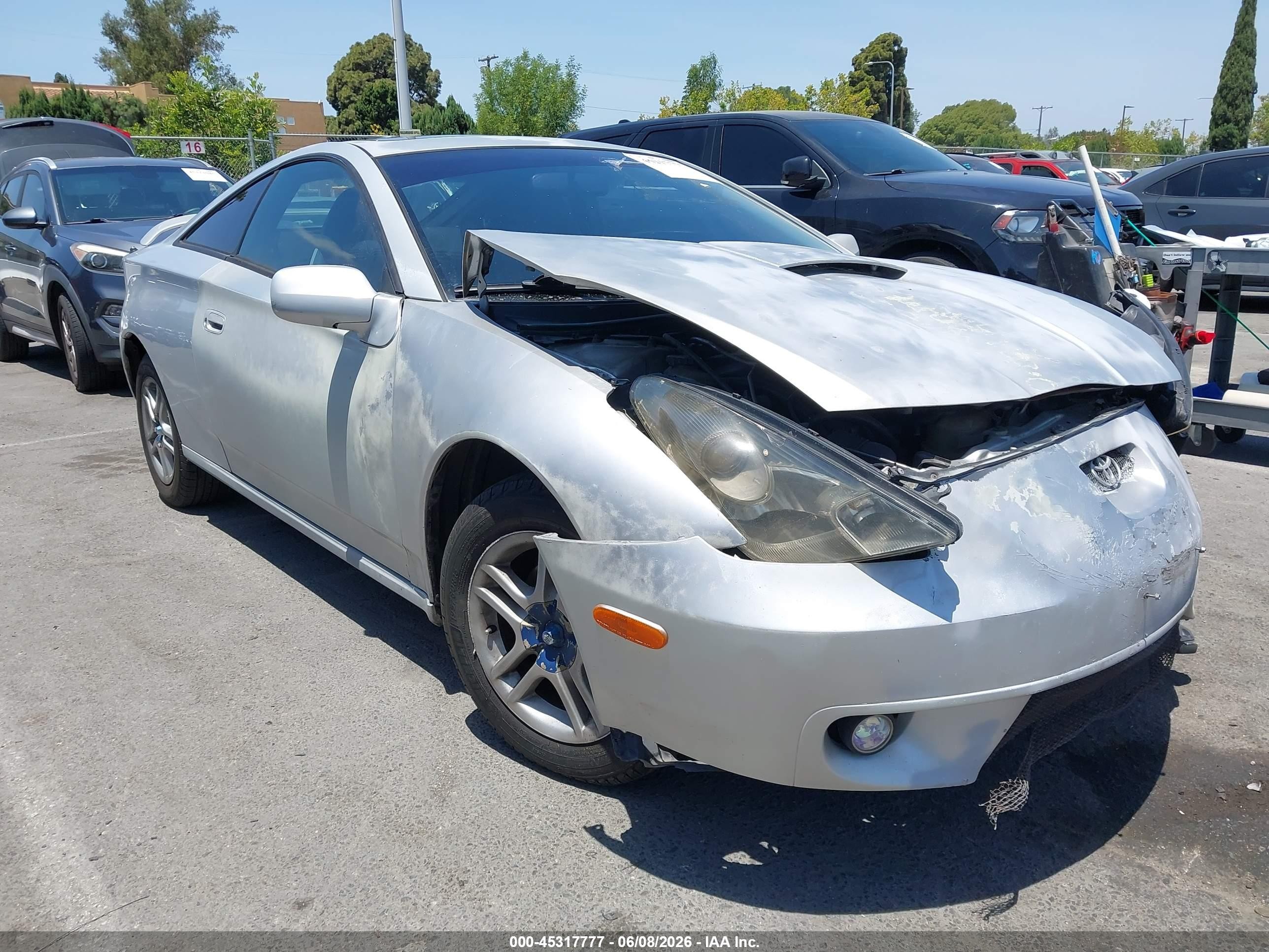 2003 Toyota Celica Gt Серебряный vin: JTDDR32T730156265