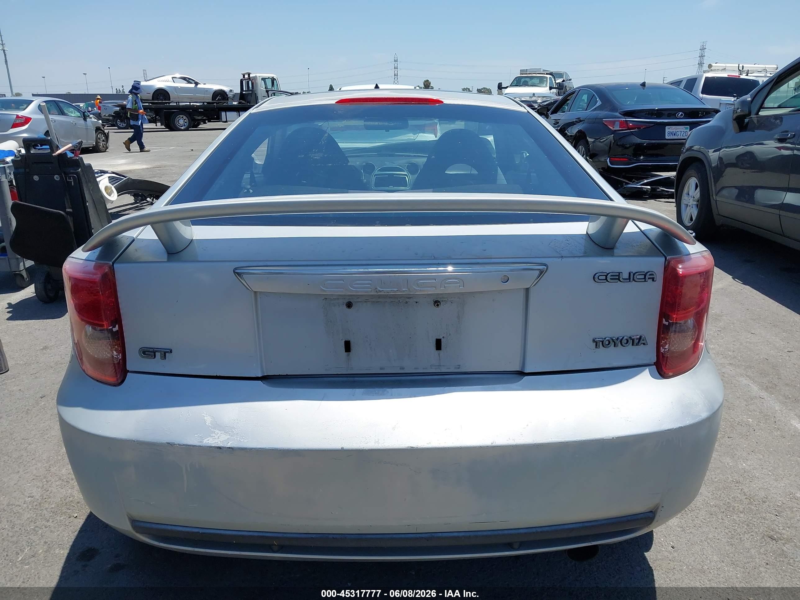 2003 Toyota Celica Gt Серебряный vin: JTDDR32T730156265