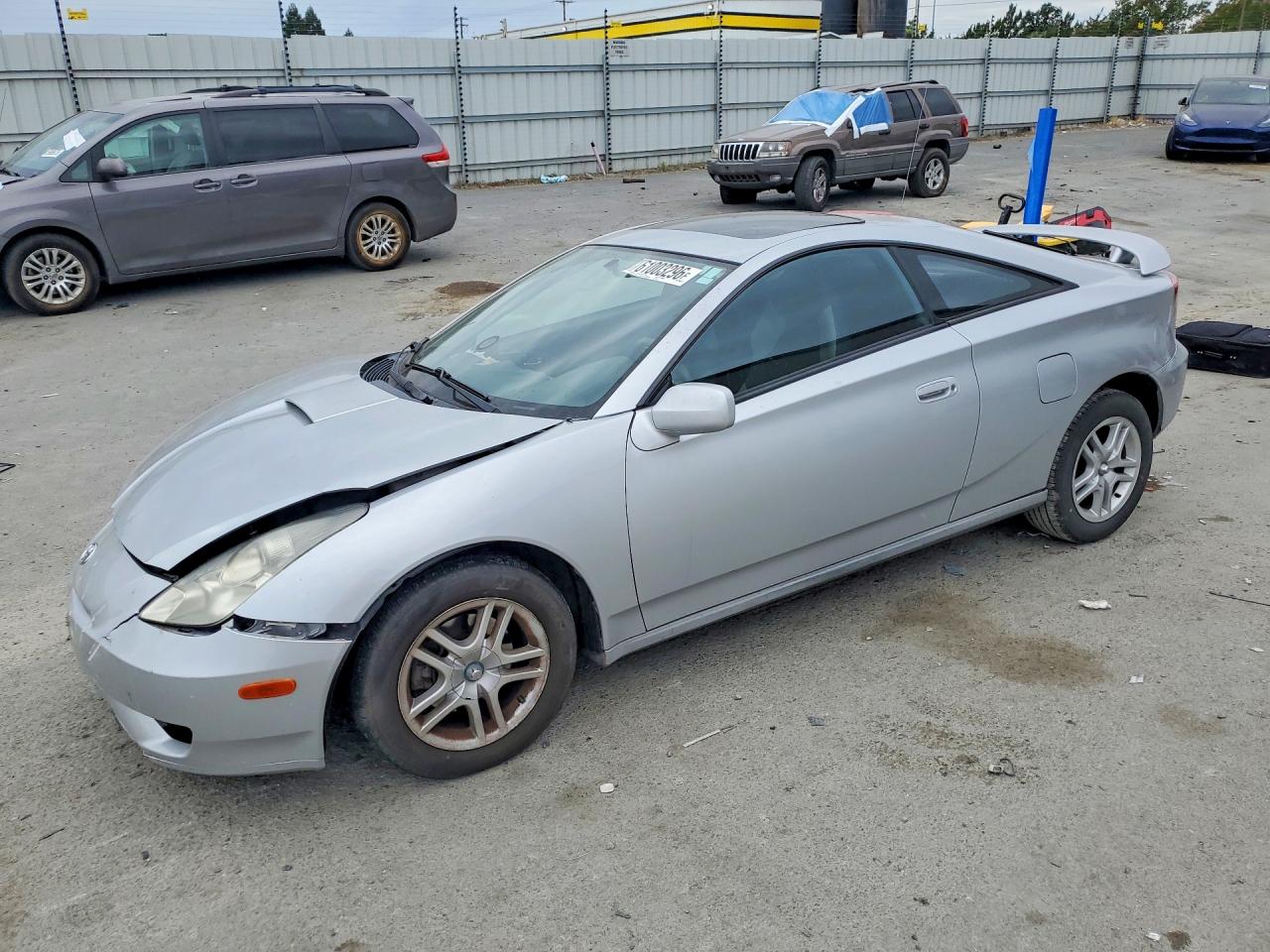 2003 Toyota Celica Gt Silver vin: JTDDR32T730166455