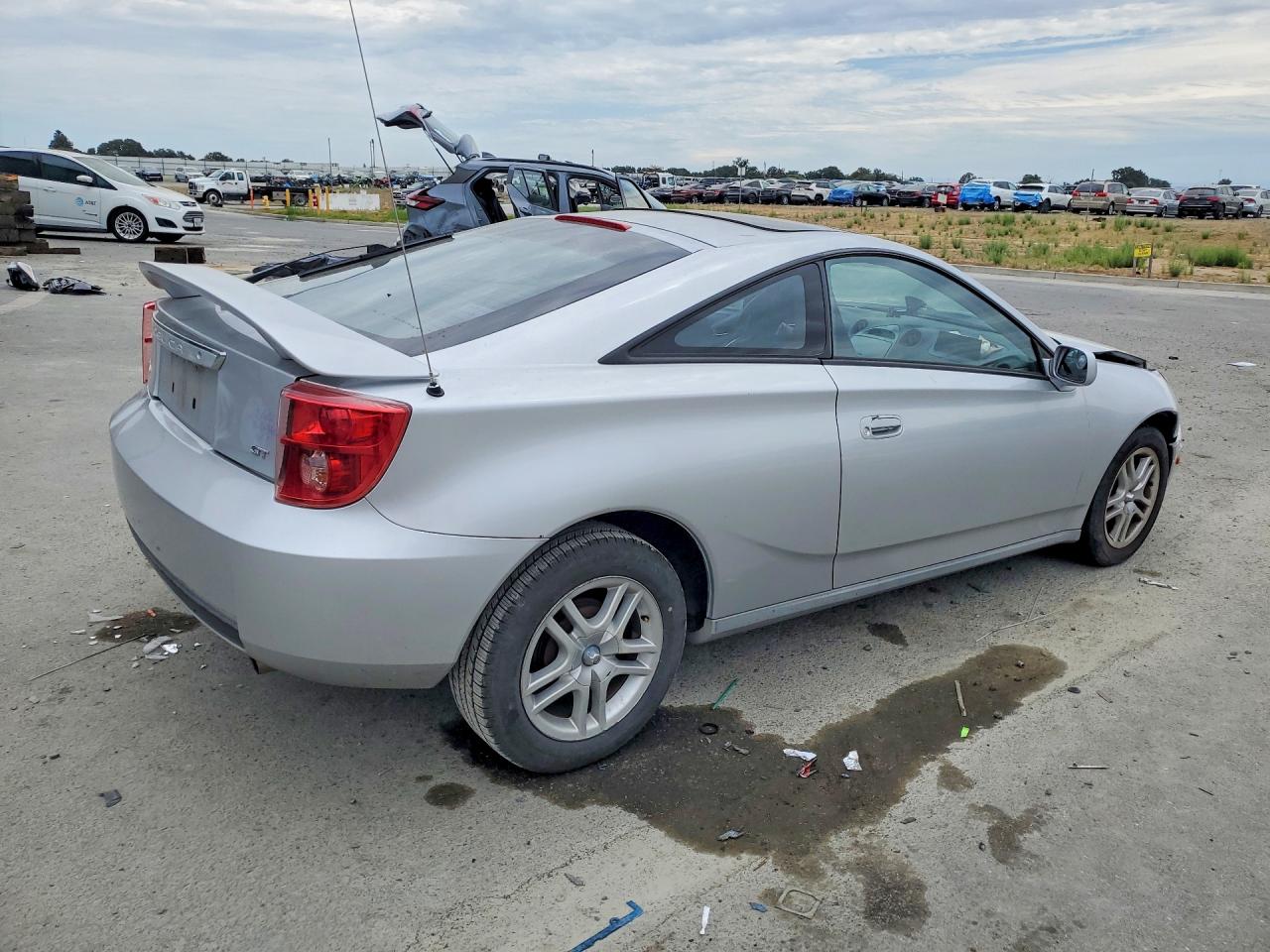 2003 Toyota Celica Gt Silver vin: JTDDR32T730166455
